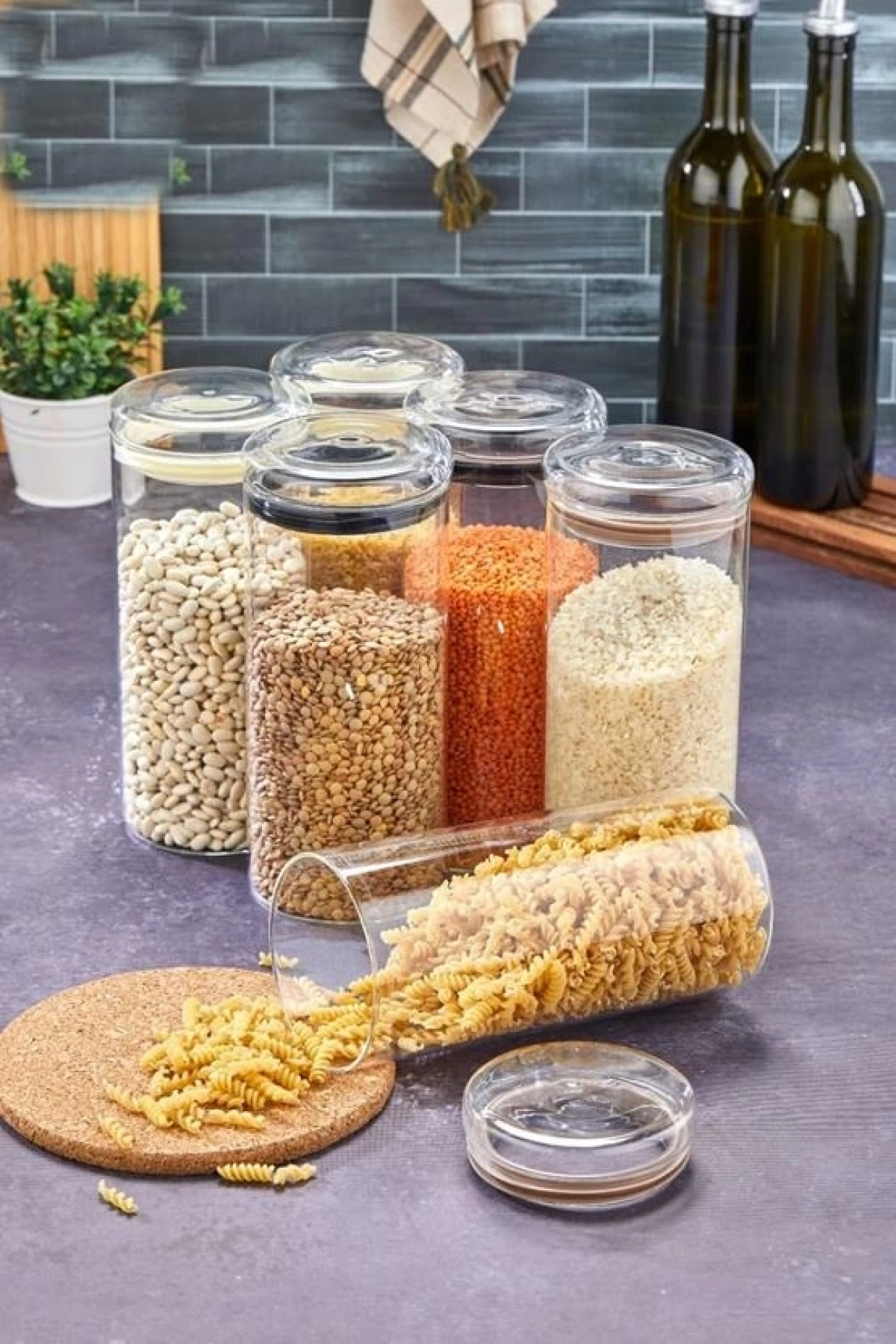 Cooker Borosilikat Kavanoz 24 cm