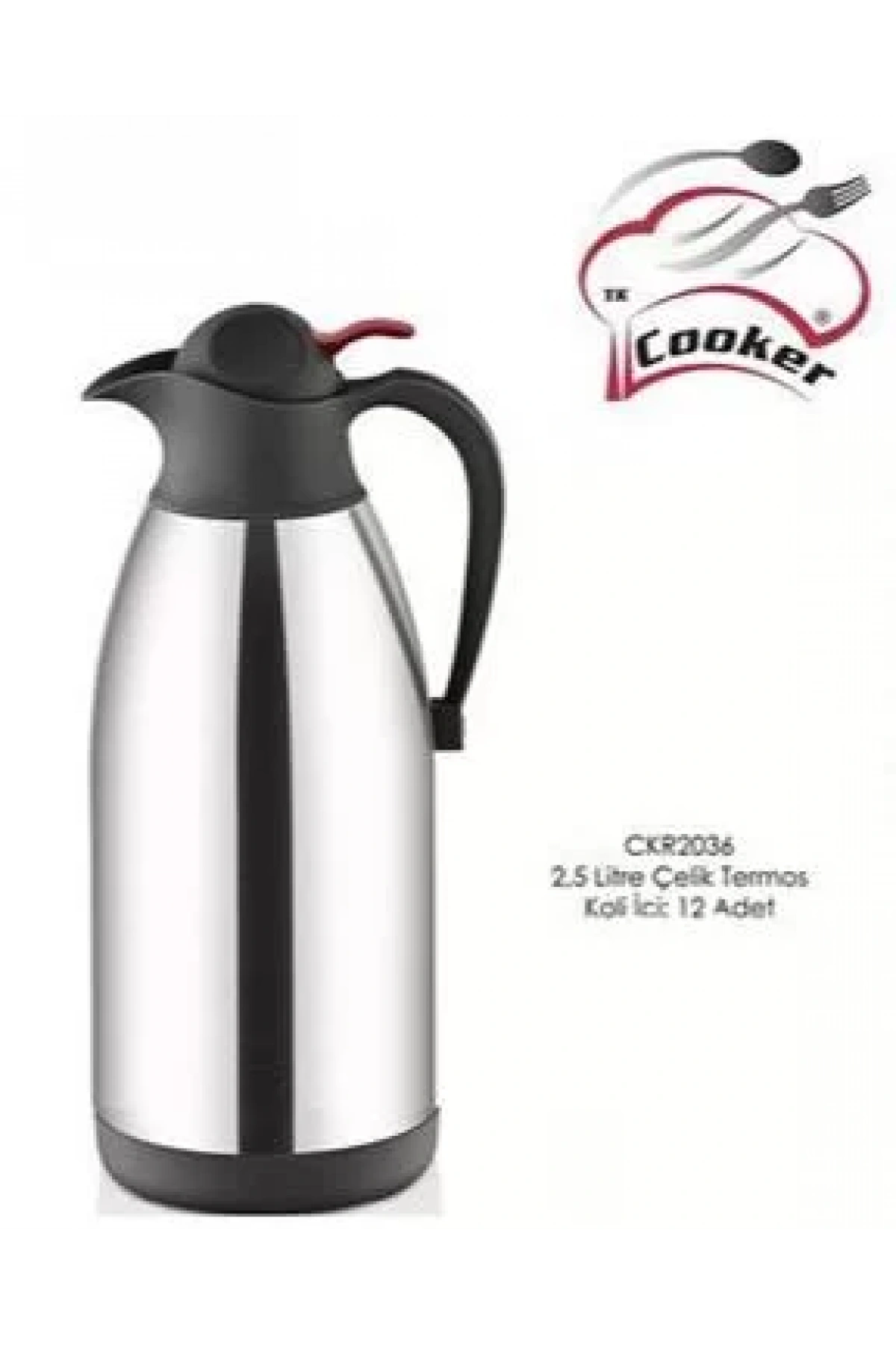 Cooker Ckr 2036 Çelik Termos 2.5 Lt