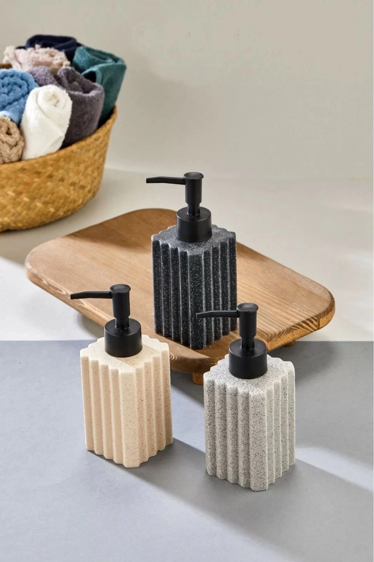 Cooker Ckr3428 Stoneware Beton Görünümlü Sıvı Sabunluk 1 Adet