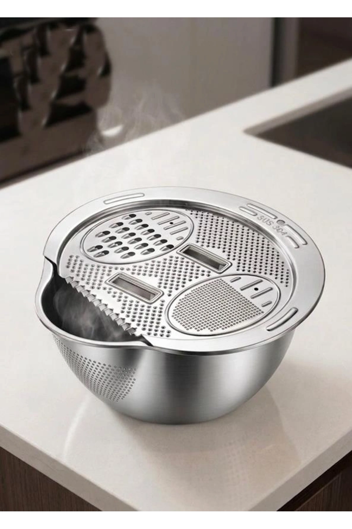 Cooker Kaseli Çelik Rende