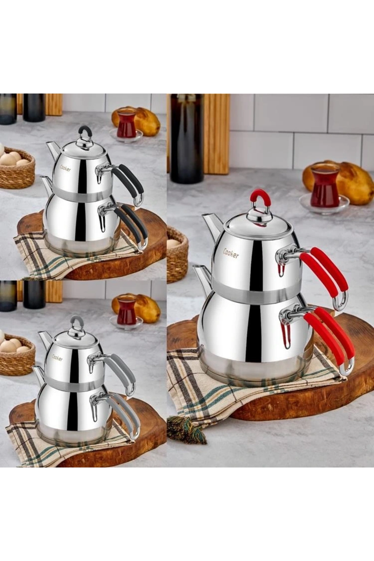 Cooker Orta Çaydanlık