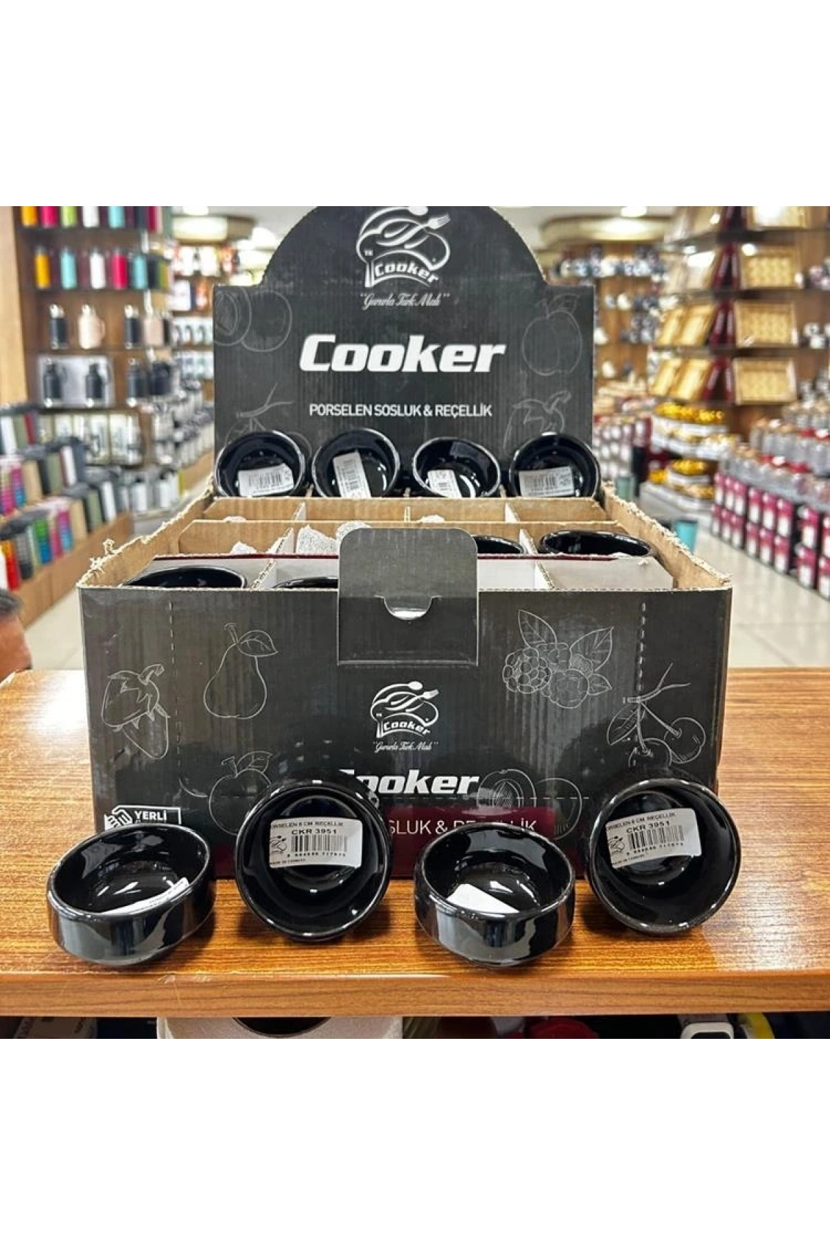 Cooker Porselen Sosluk 6lı 6cm