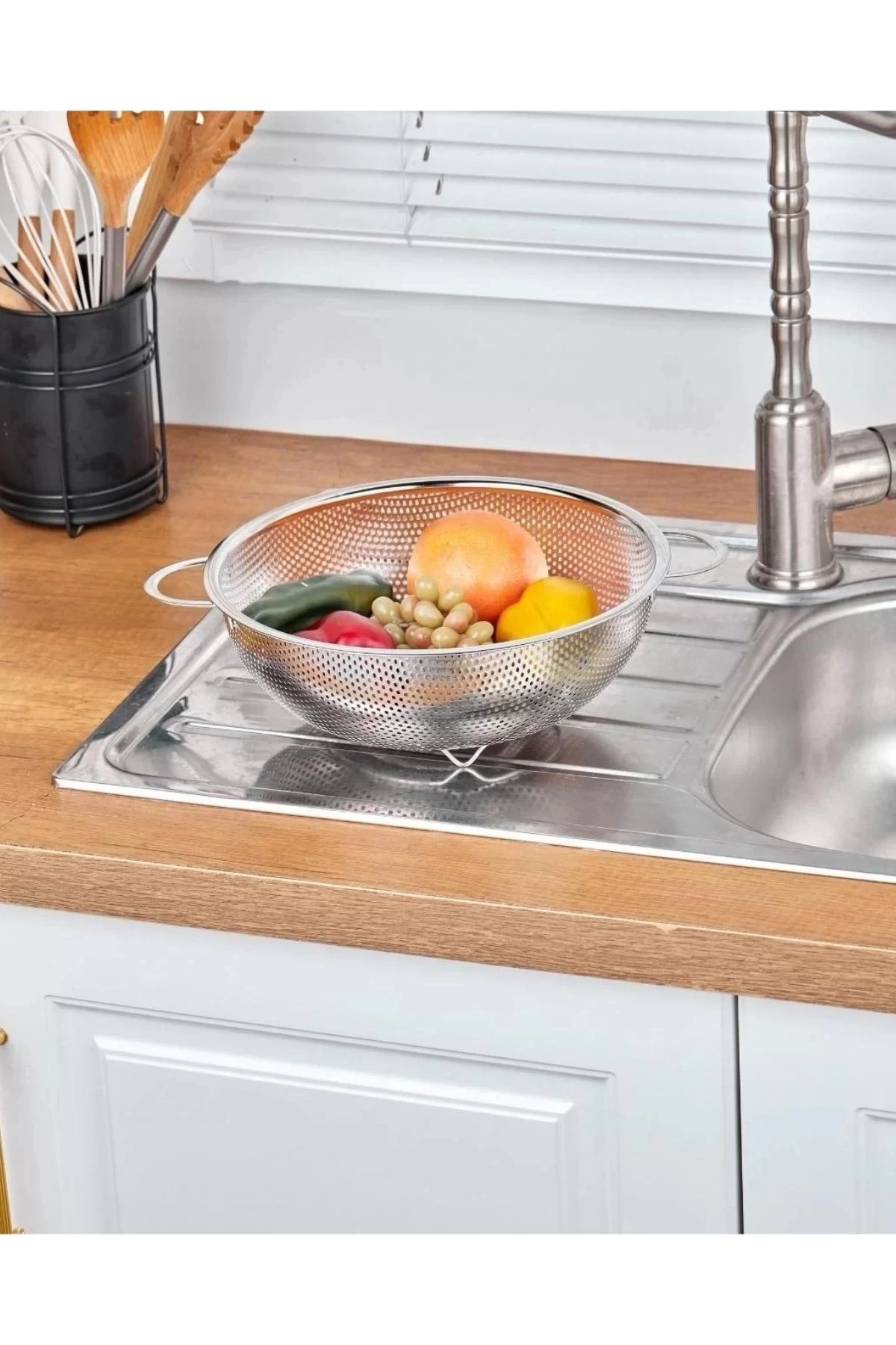 Cooker Yk1426 Çelik Süzgeç 22 Cm