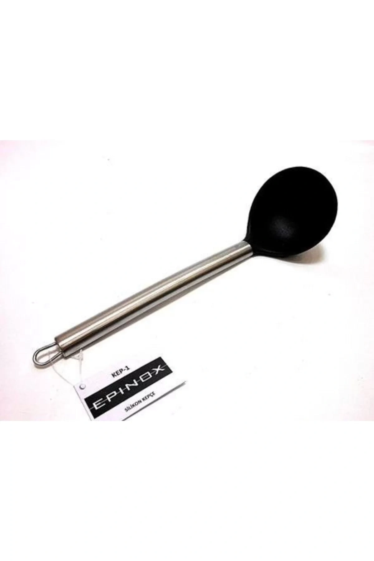 Epinox Pep1 Çelik Saplı Silikon Kepçe 30x8.5 Cm