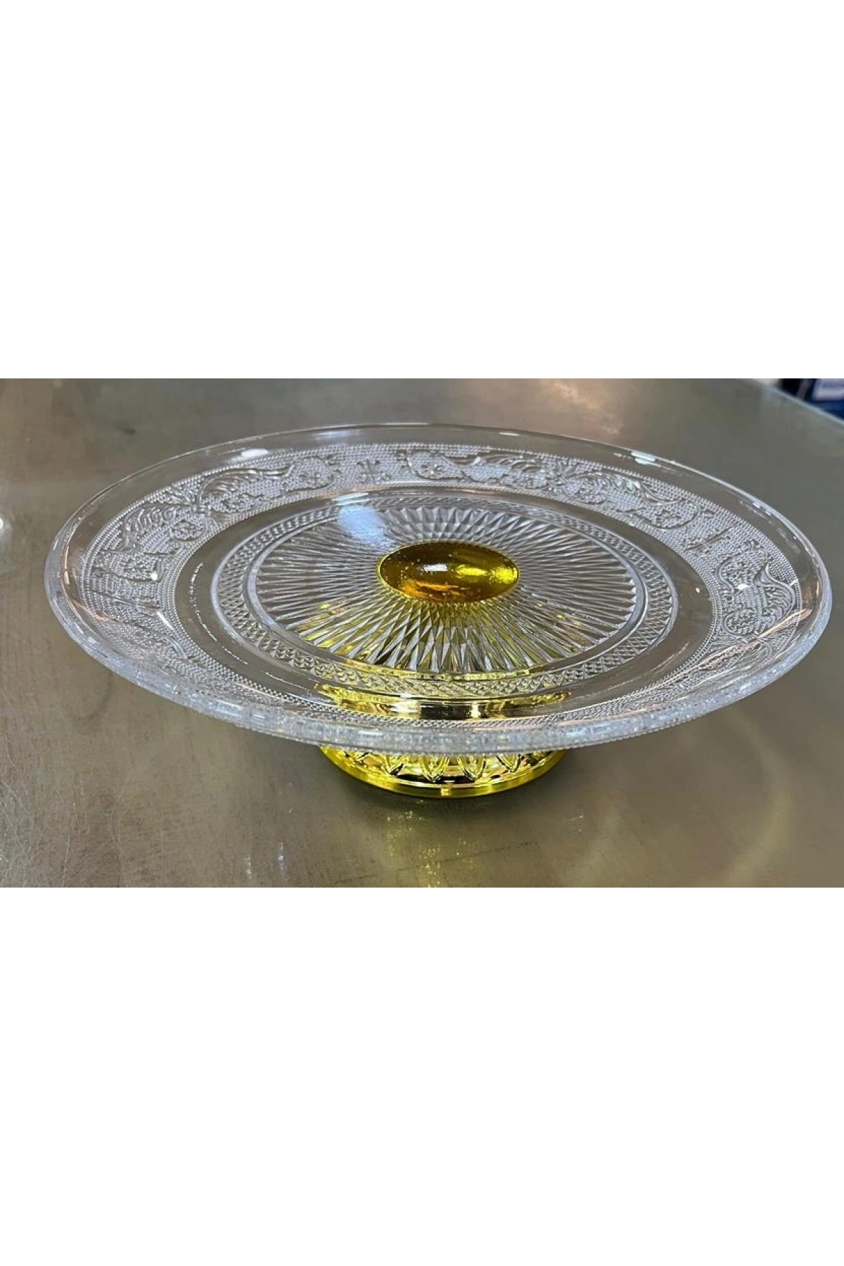 Esonez Ayaklı Sunum Tabağı 25 Cm