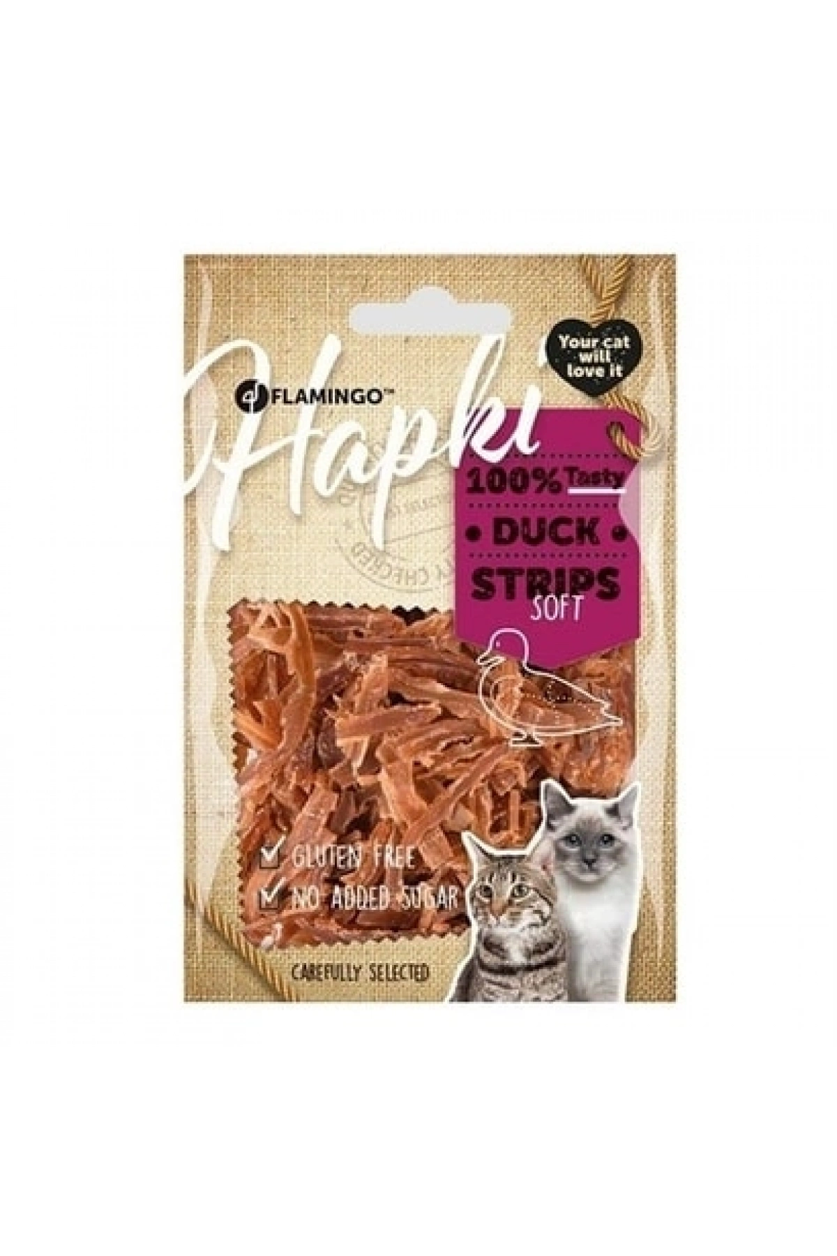 Flamingo Hapki Ördekli Şerit Kedi Ödül Maması 50 Gr