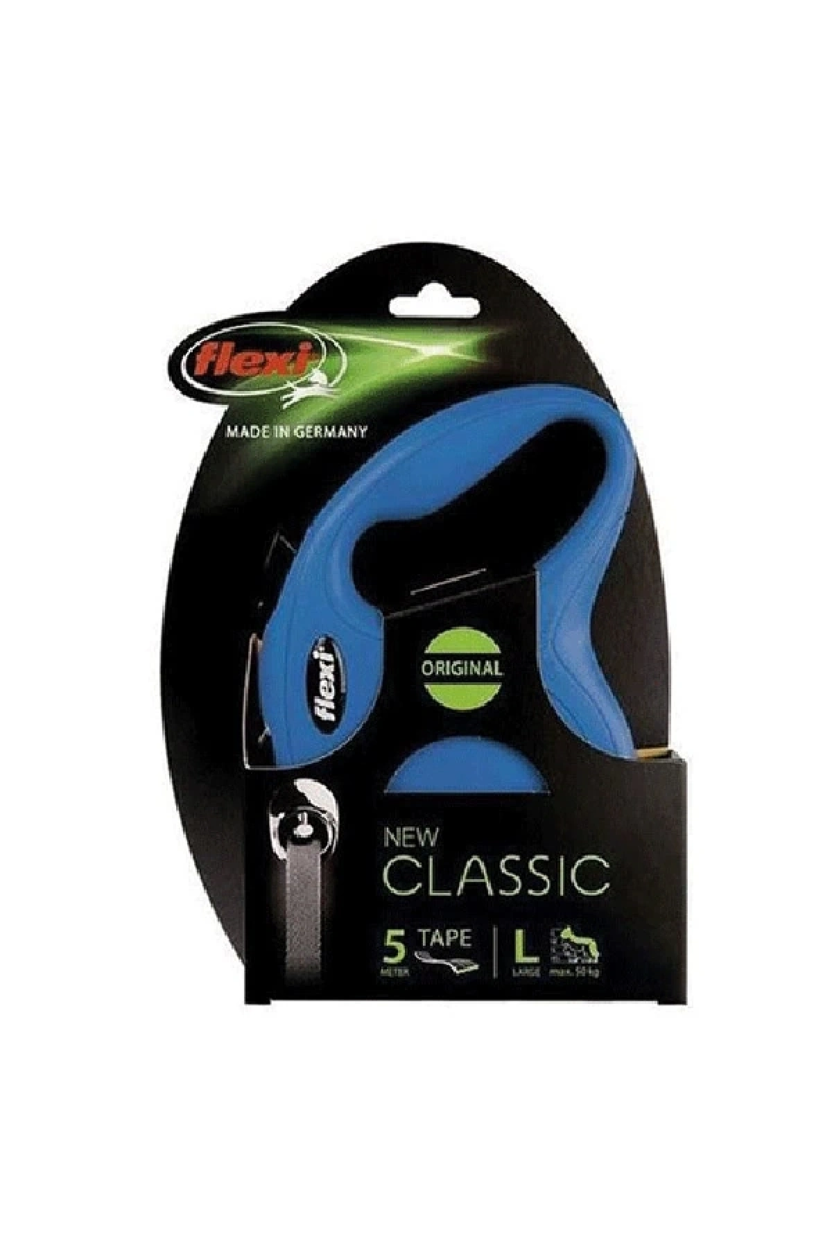 Flexi New Classic L Beden Mavi 5mt Şerit Tasma