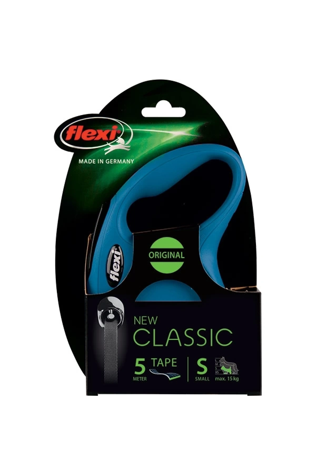 Flexi New Classic S Beden Mavi 5mt Şerit Tasma