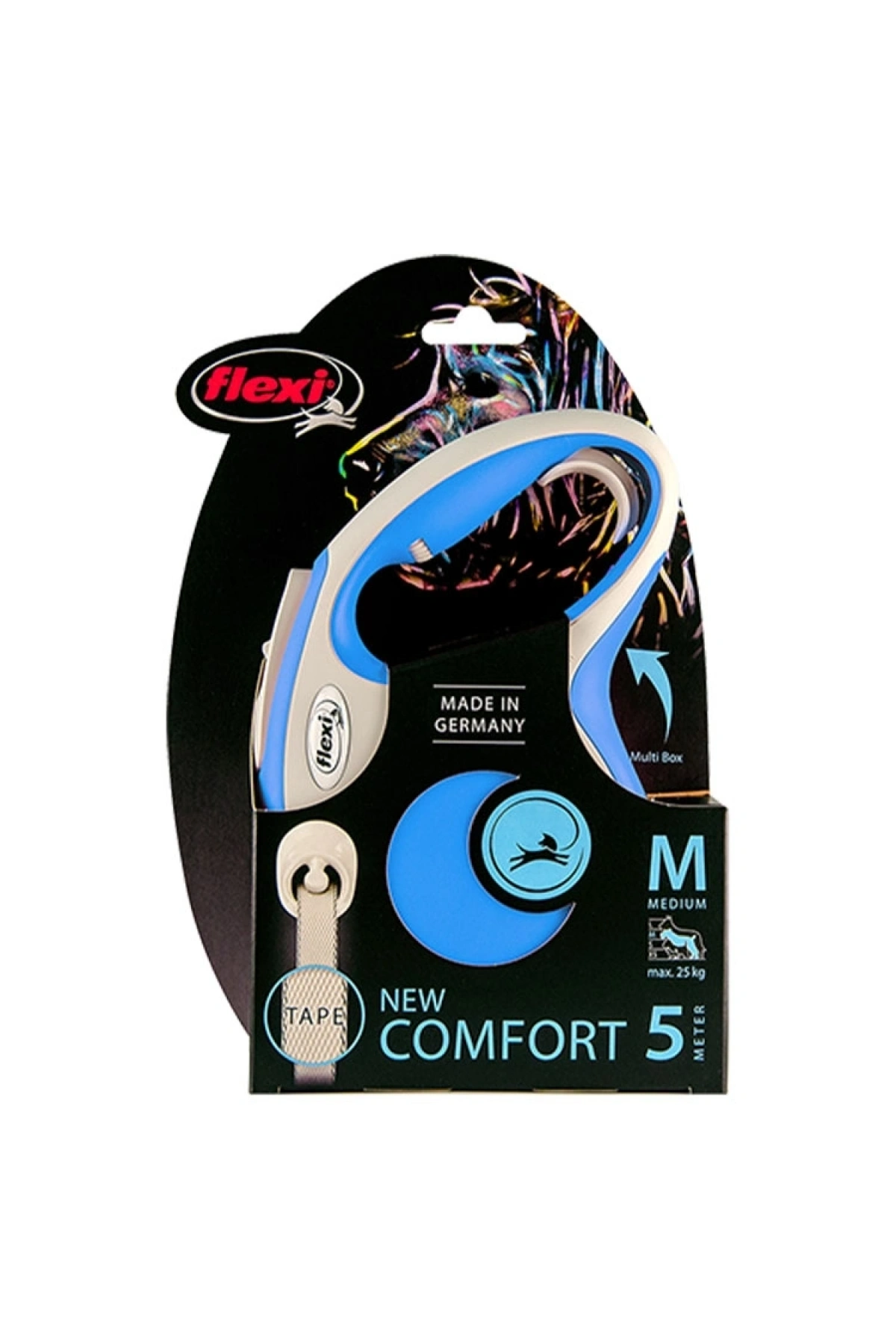 Flexi New Comfort M Beden Mavi 5mt Şerit Tasma