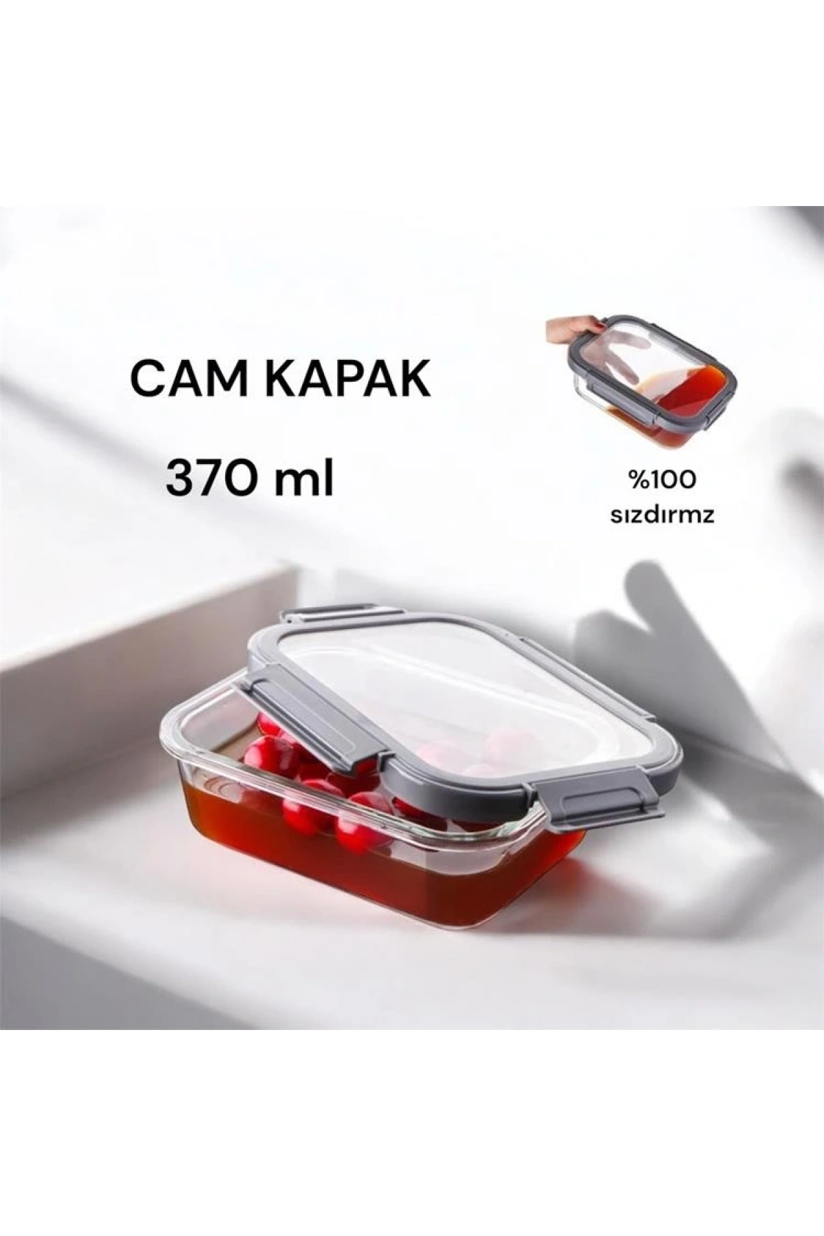 Gnl Cam 370cc Saklama Kabı