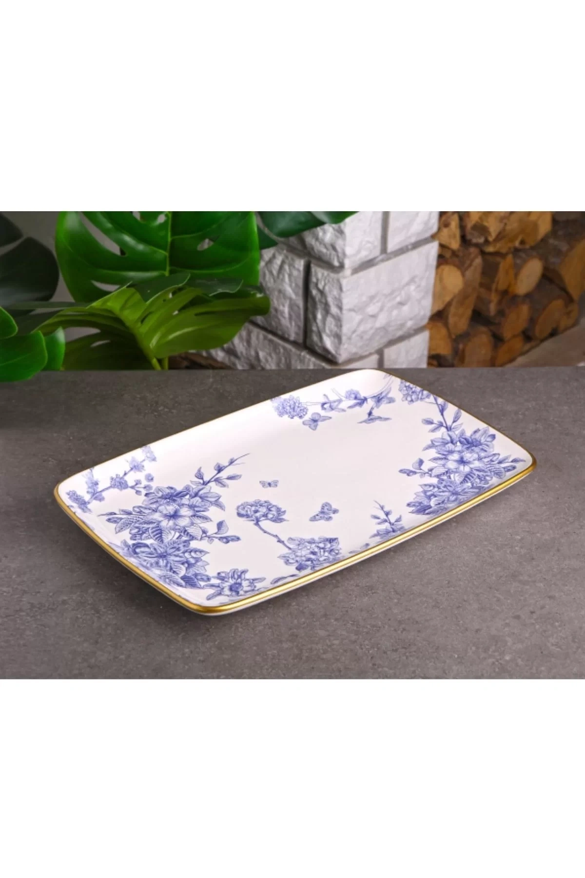 Gönül 4186 Spring Seramik Ordövr Tabağı 32 Cm