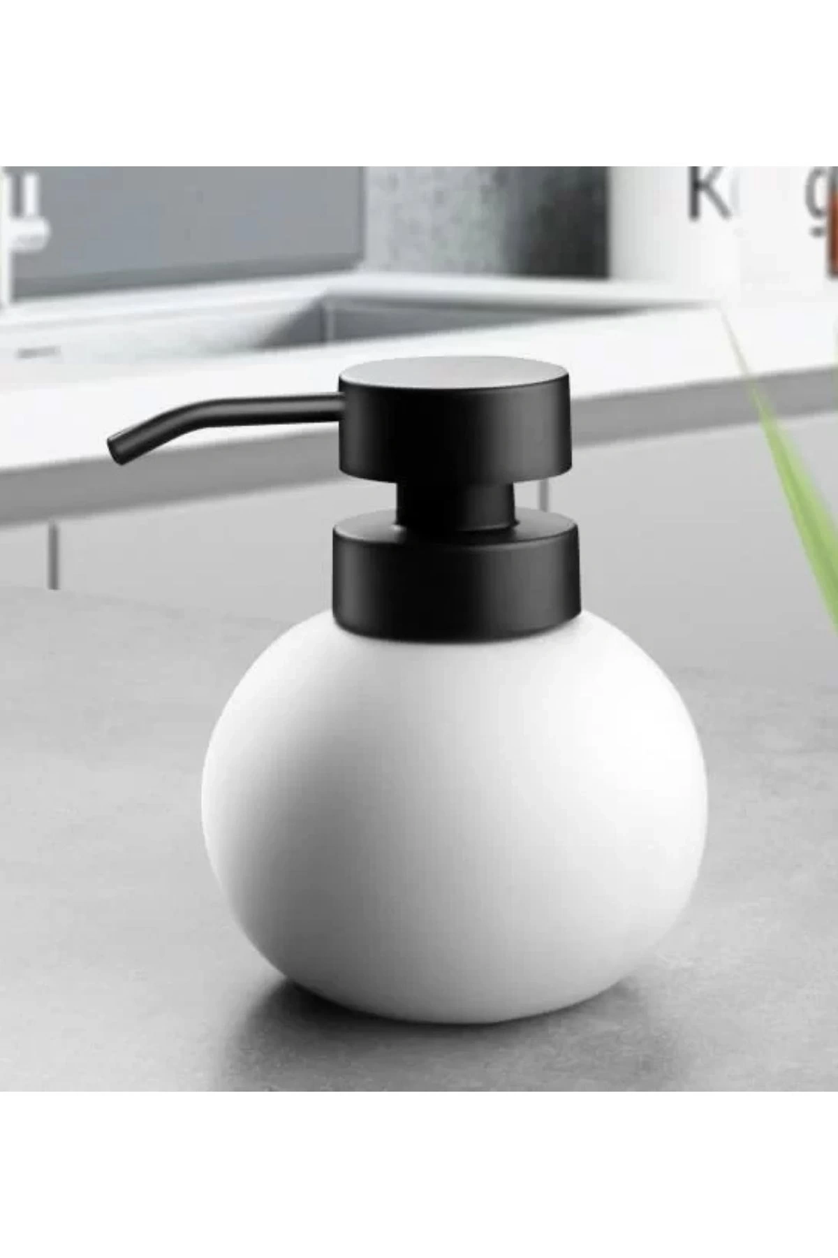 Gönül Gnl3115 Stoneware Beyaz Seramik Sıvı Sabunluk 500 Ml