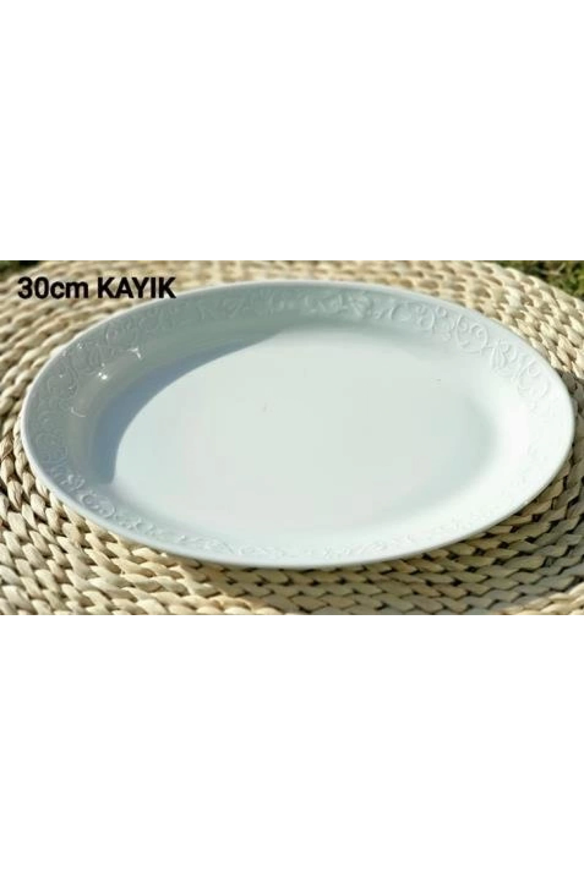 Gp Bahar 30cm Kayık Tabak