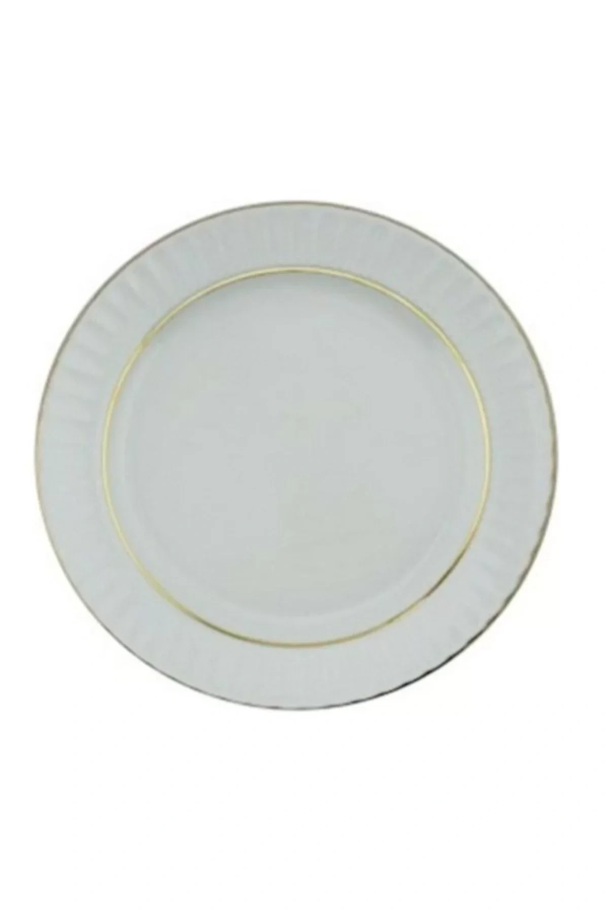 Güral Porselen Sf20du Mat Sedef Düz Tabak 20 Cm 6 Lı