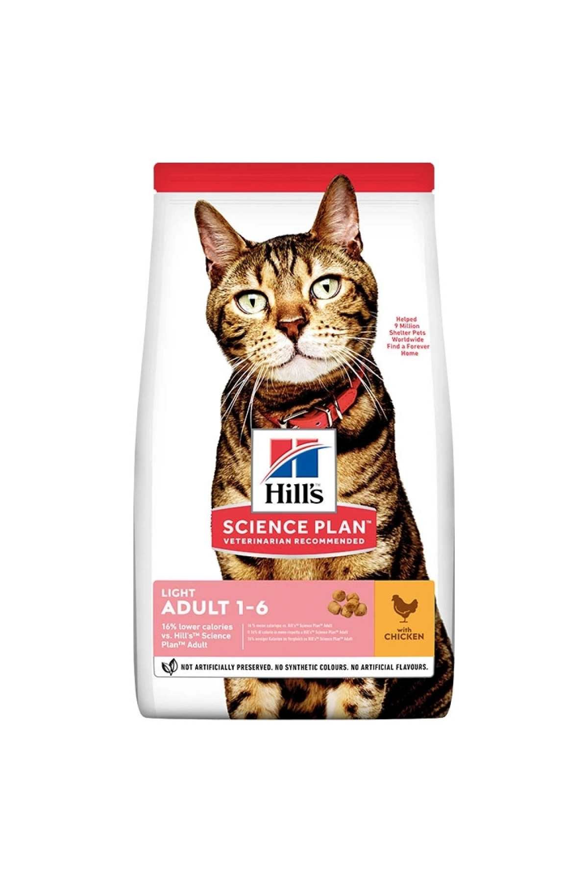 Hills Sp Light Tavuklu Yetişkin Kedi Maması 1.5kg
