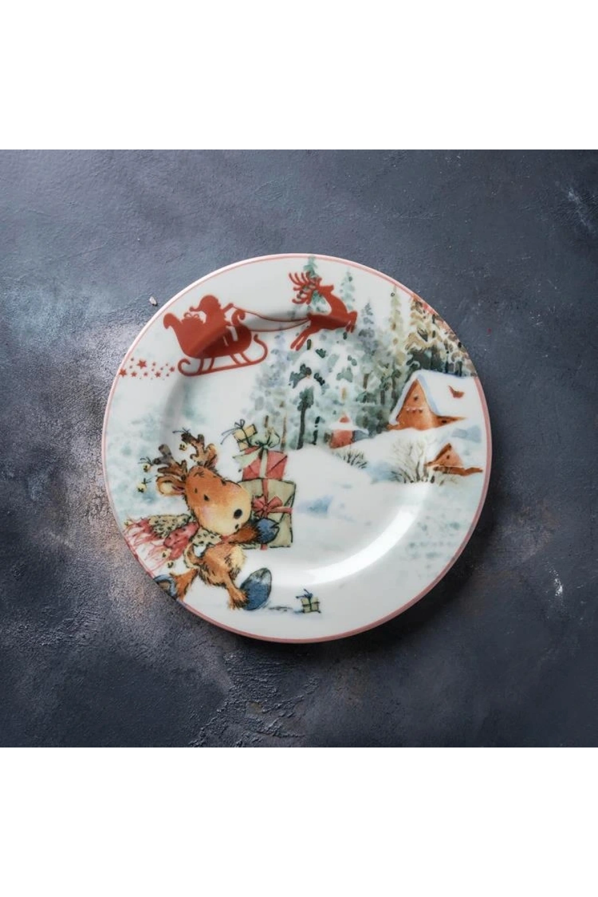 Kosova 6lı Pasta Tabağı 20 Cm