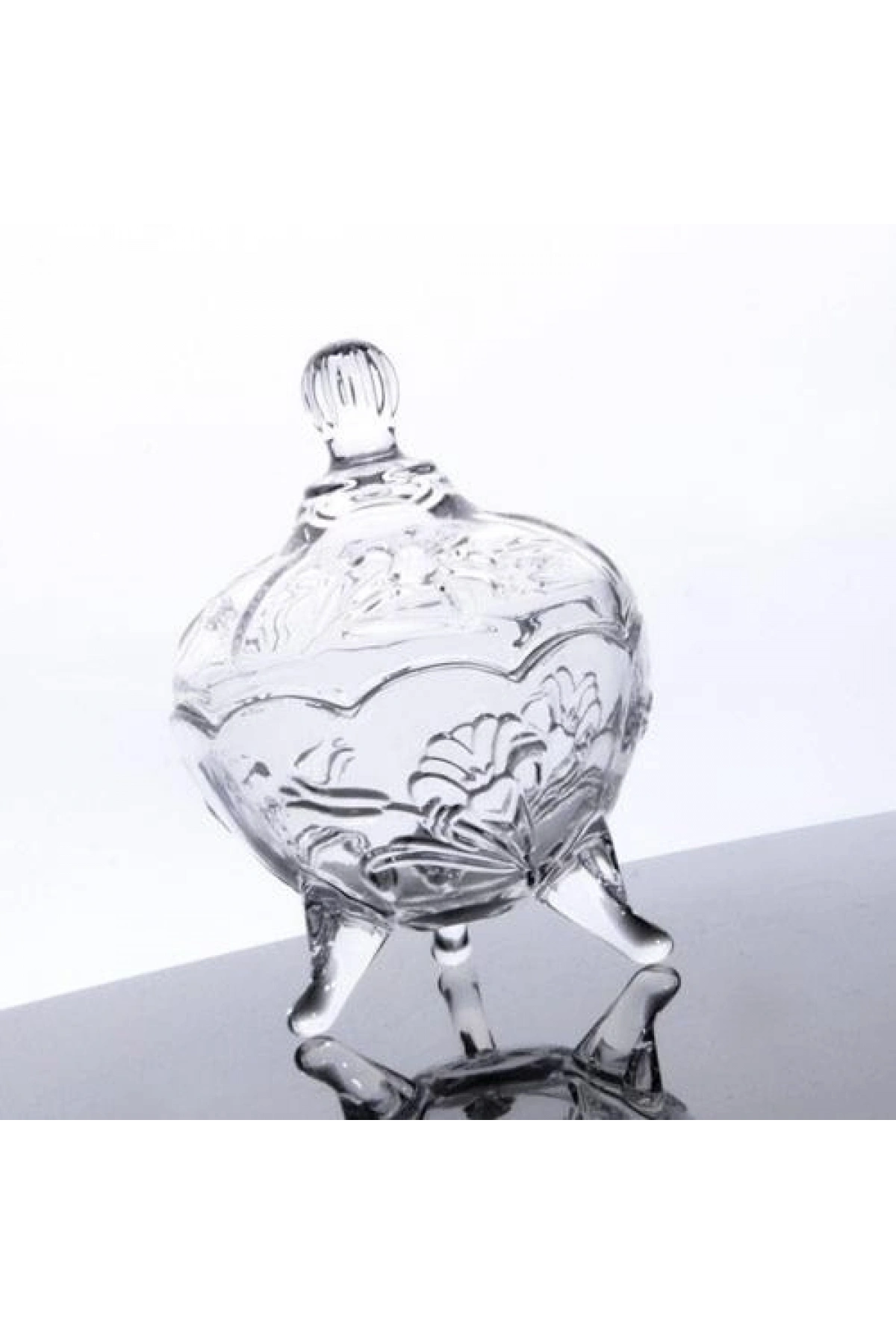 Kosova Ayaklı Cam Kapaklı Şekerlik