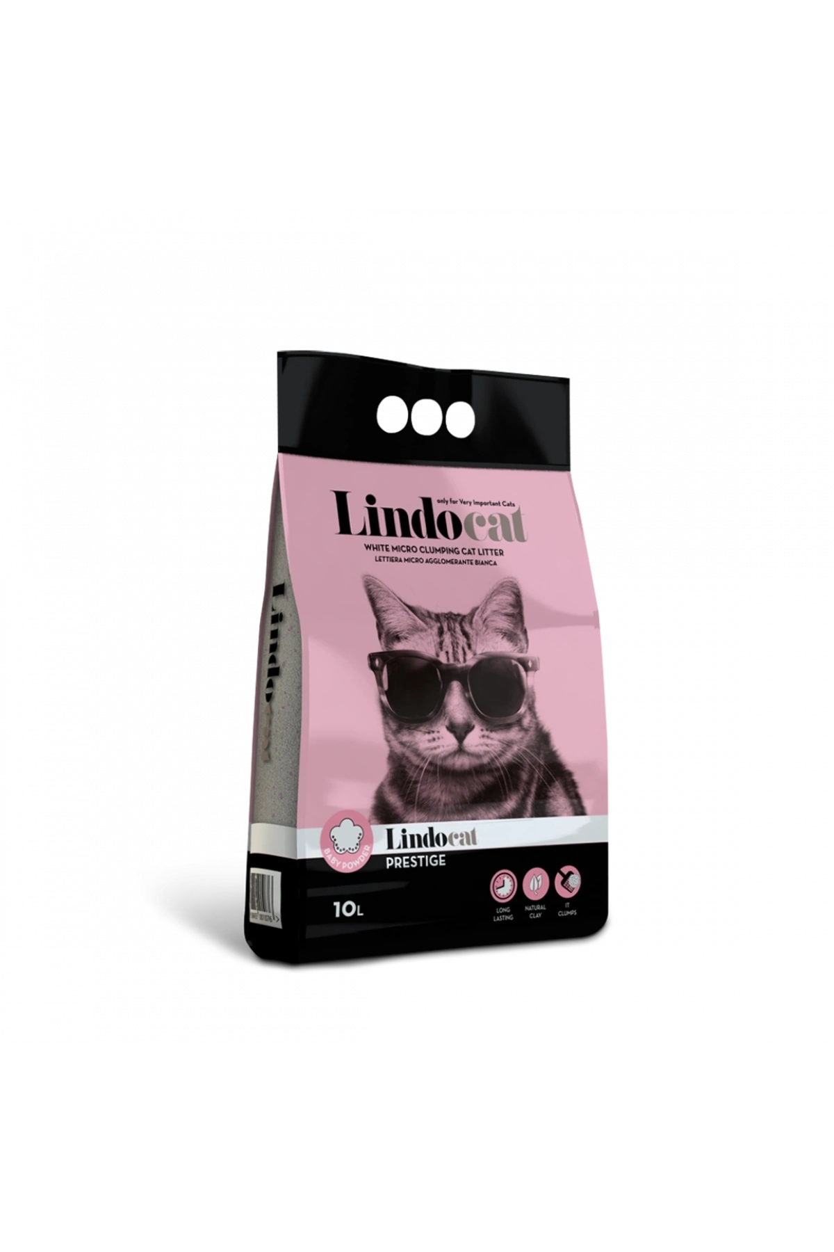 Lindocat Prestige Bebek Pudralı İnce Taneli Kedi Kumu 10l