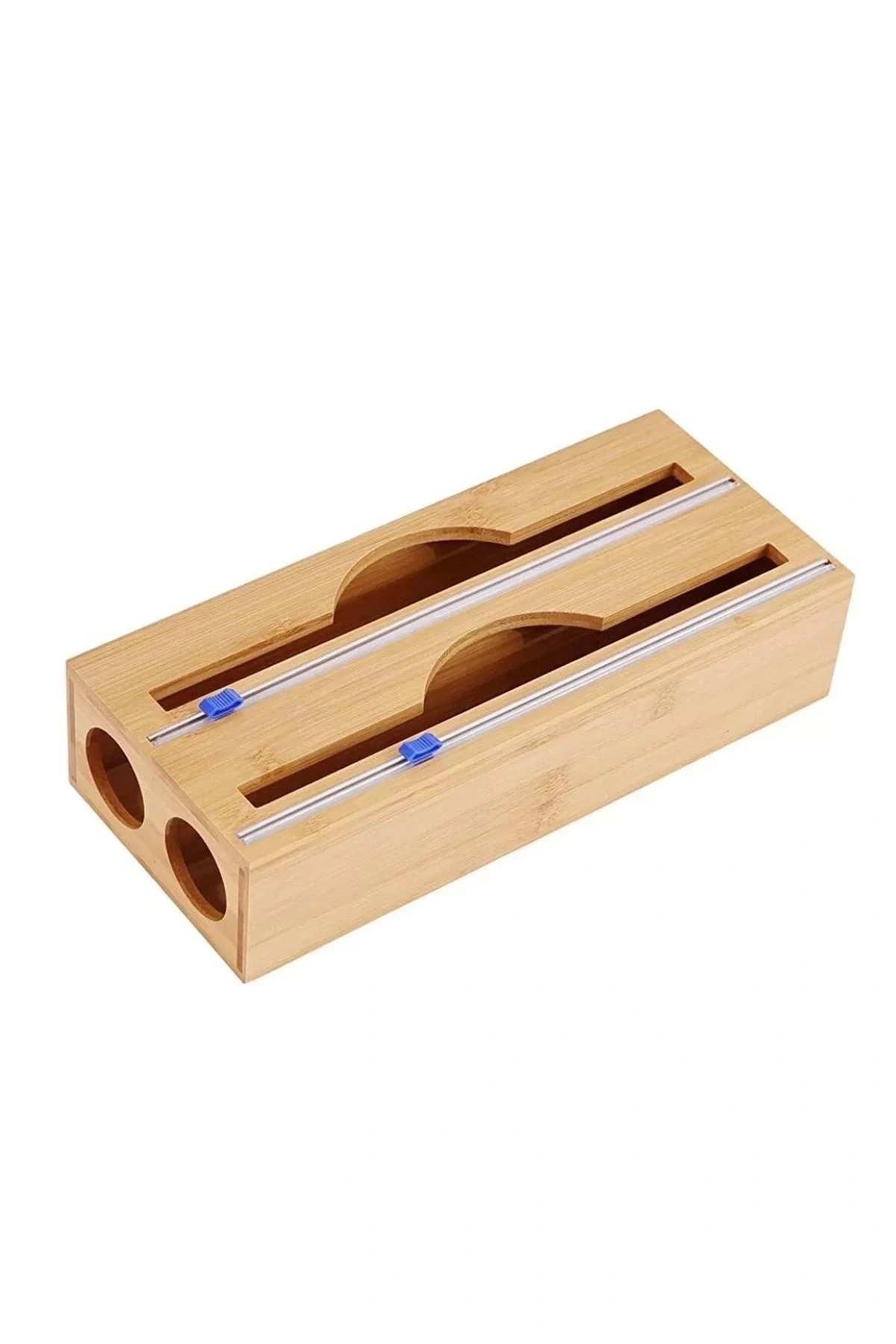 Mien Men430 Bambu Streç Folyo Kutusu 2 Bölmeli 17,5x9,5x10 Cm