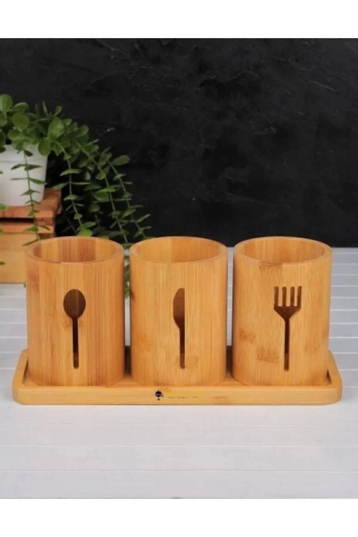 Mien Men665 Bambu Kaşıklık Seti 3lü