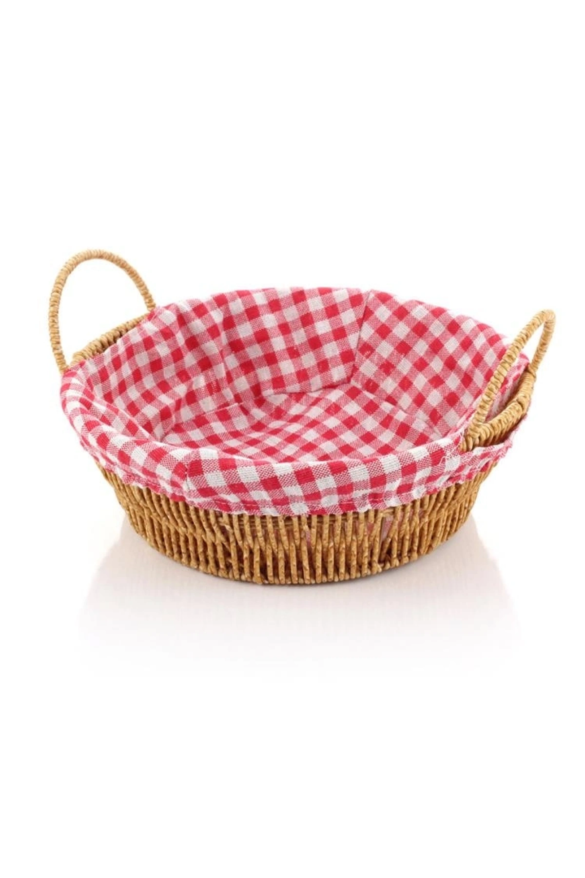 Mien Rattan Yuvarlak Sepet 25.5x8x13 cm
