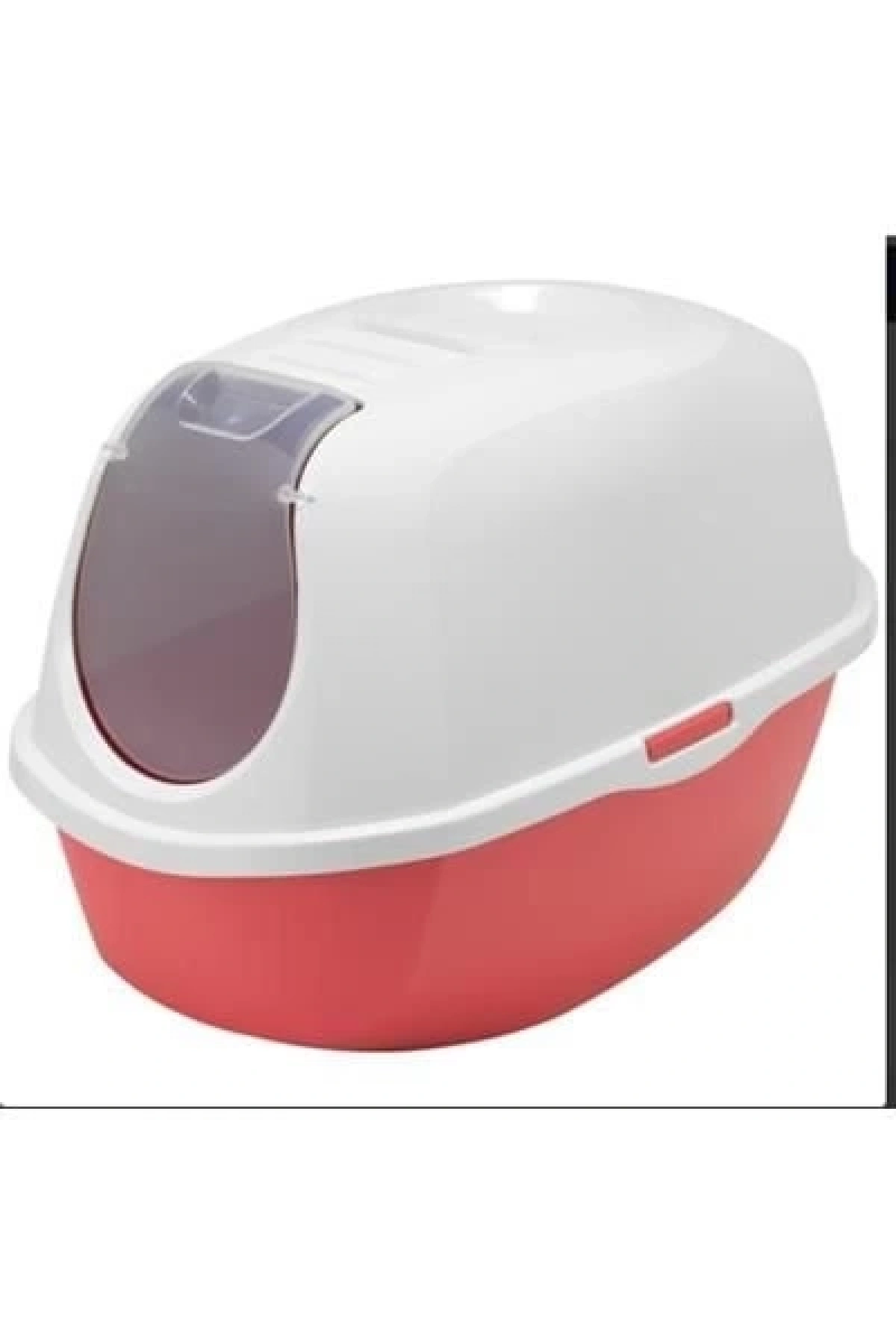 Moderna Smart Kapalı Kedi Tuvaleti - Kırmızı 53 Cm