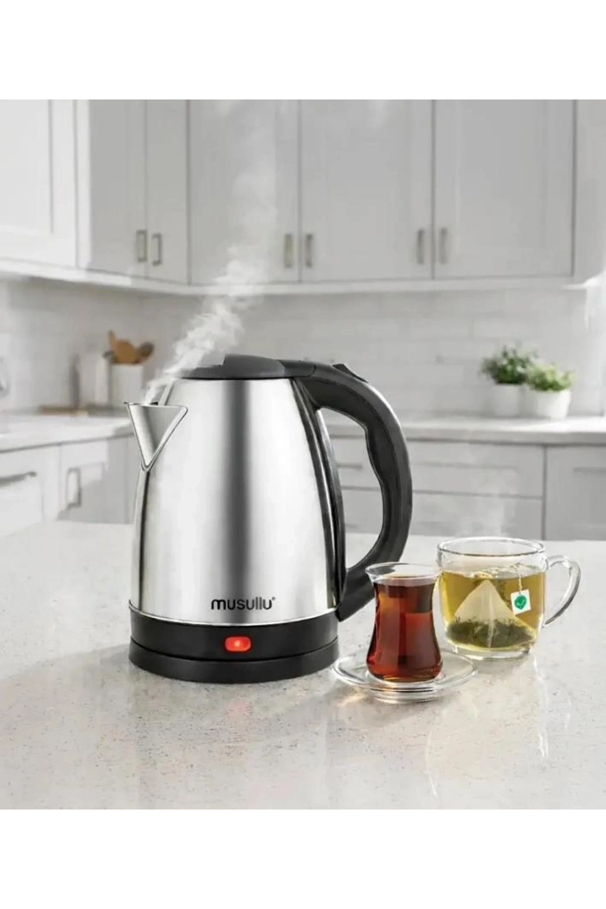 Musullu Elektirikli Su Isıtıcısı Kettle