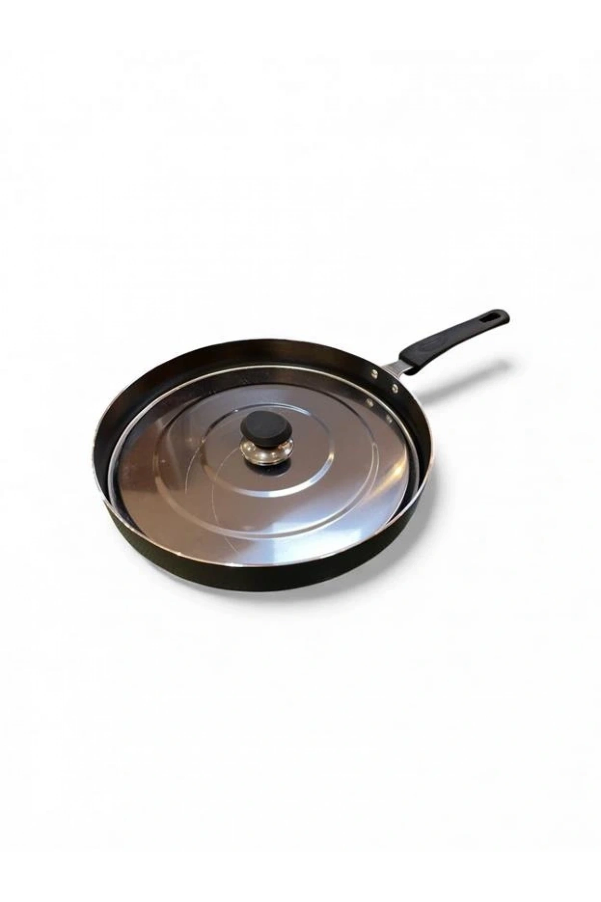 Oms Black Kapaklı Balık Tavası 28x5cm