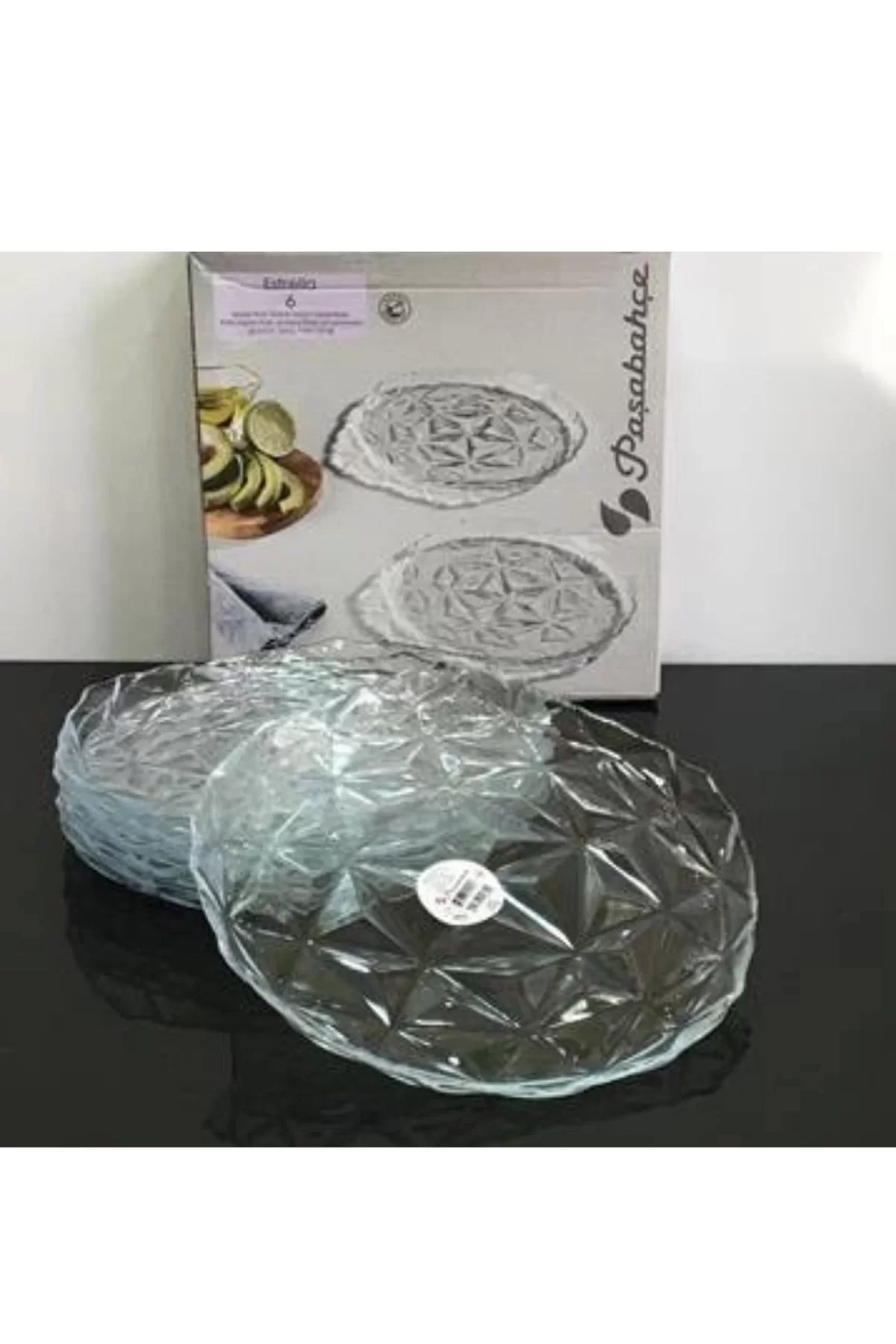 Paşabahçe 10663 Estrella Pasta Tabağı 6 Lı 20 Cm
