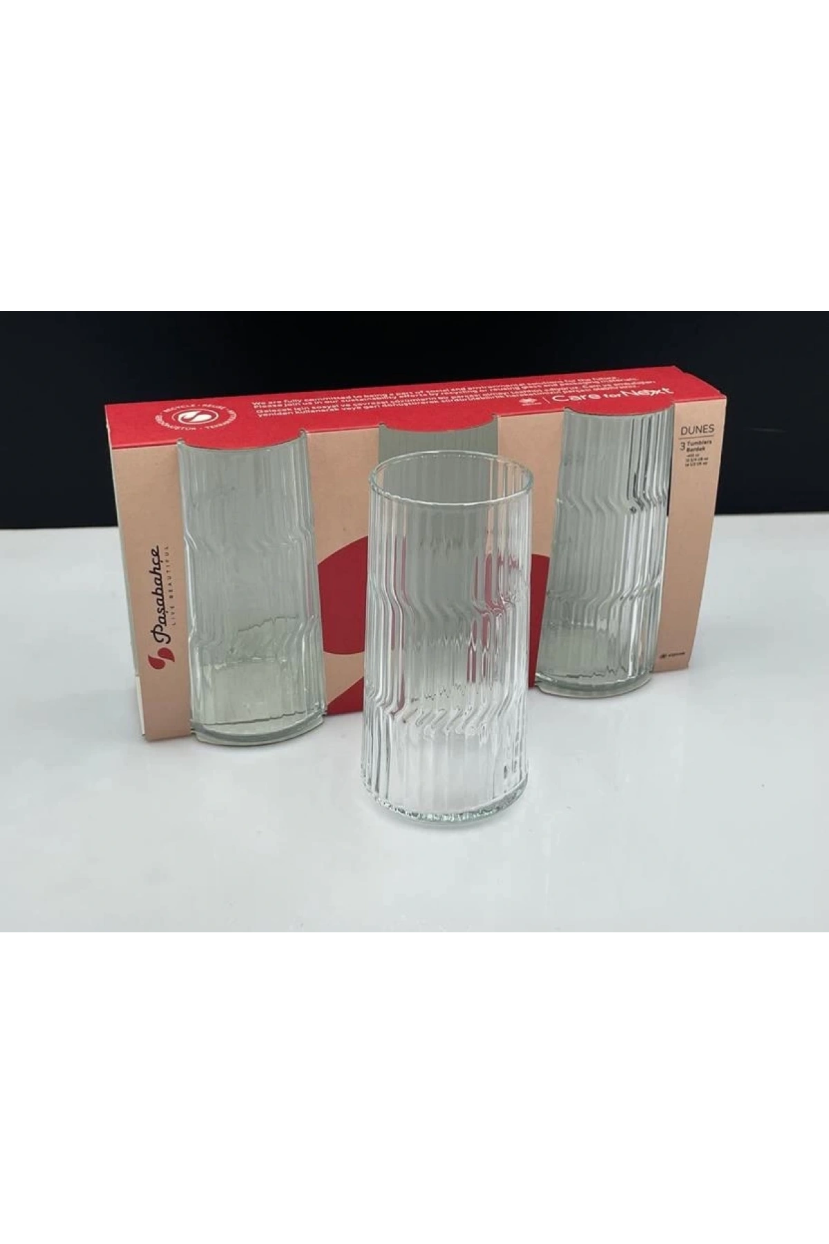 Paşabahçe 420450 Dunes Su Bardağı 410 cc 3lü