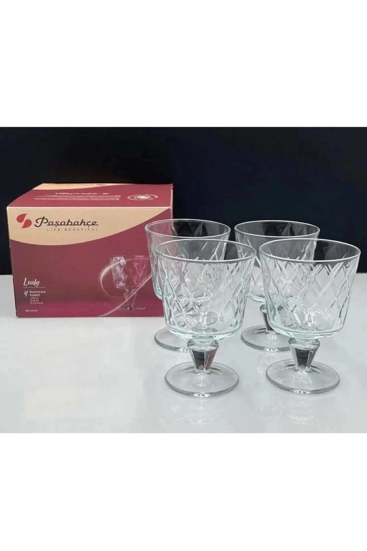 Paşabahçe 440472 Leafy Kokteyl Kadehi 270 Cc 4lü