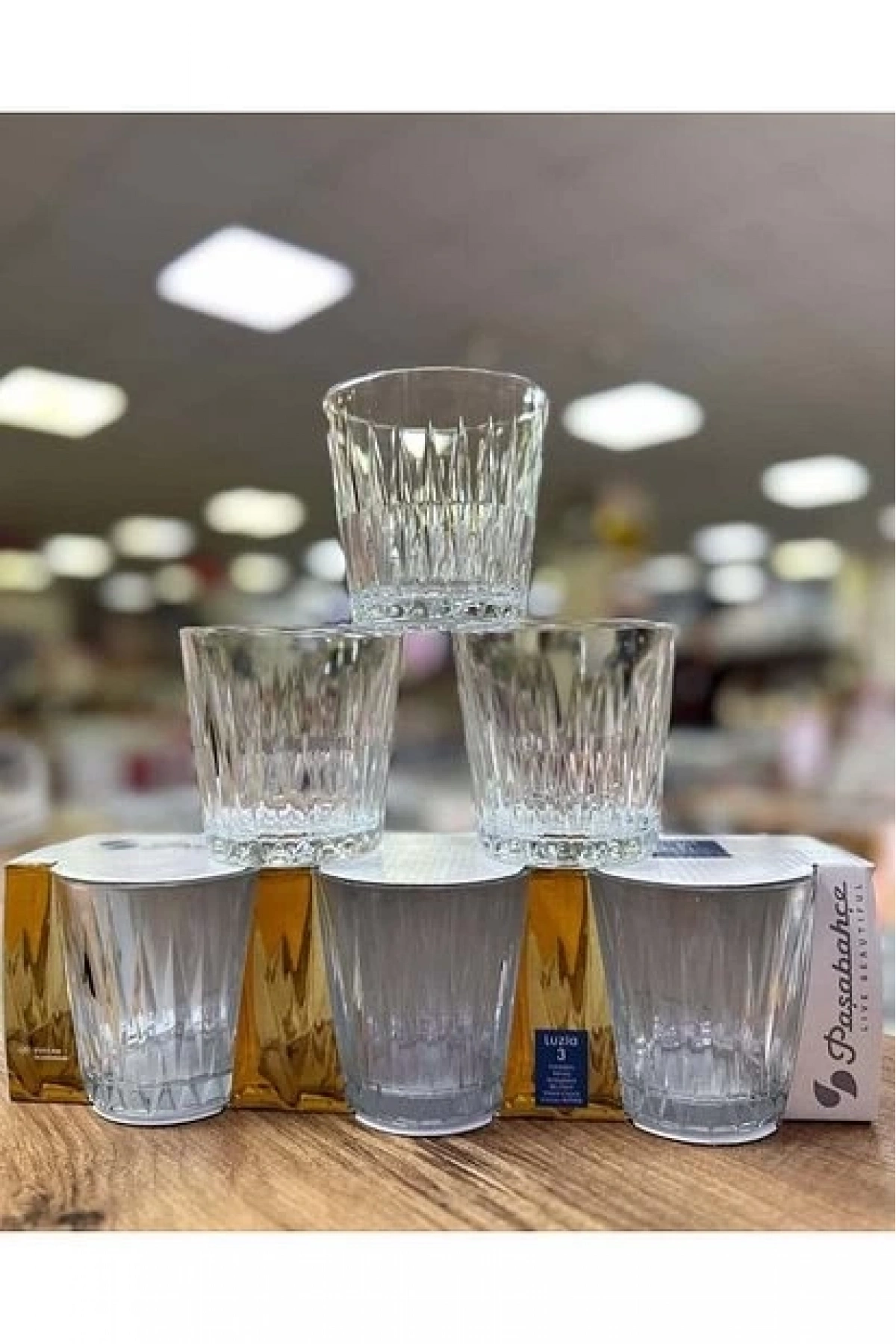 Paşabahçe 520244 Luzia Viski Bardağı 6lı 300 cc