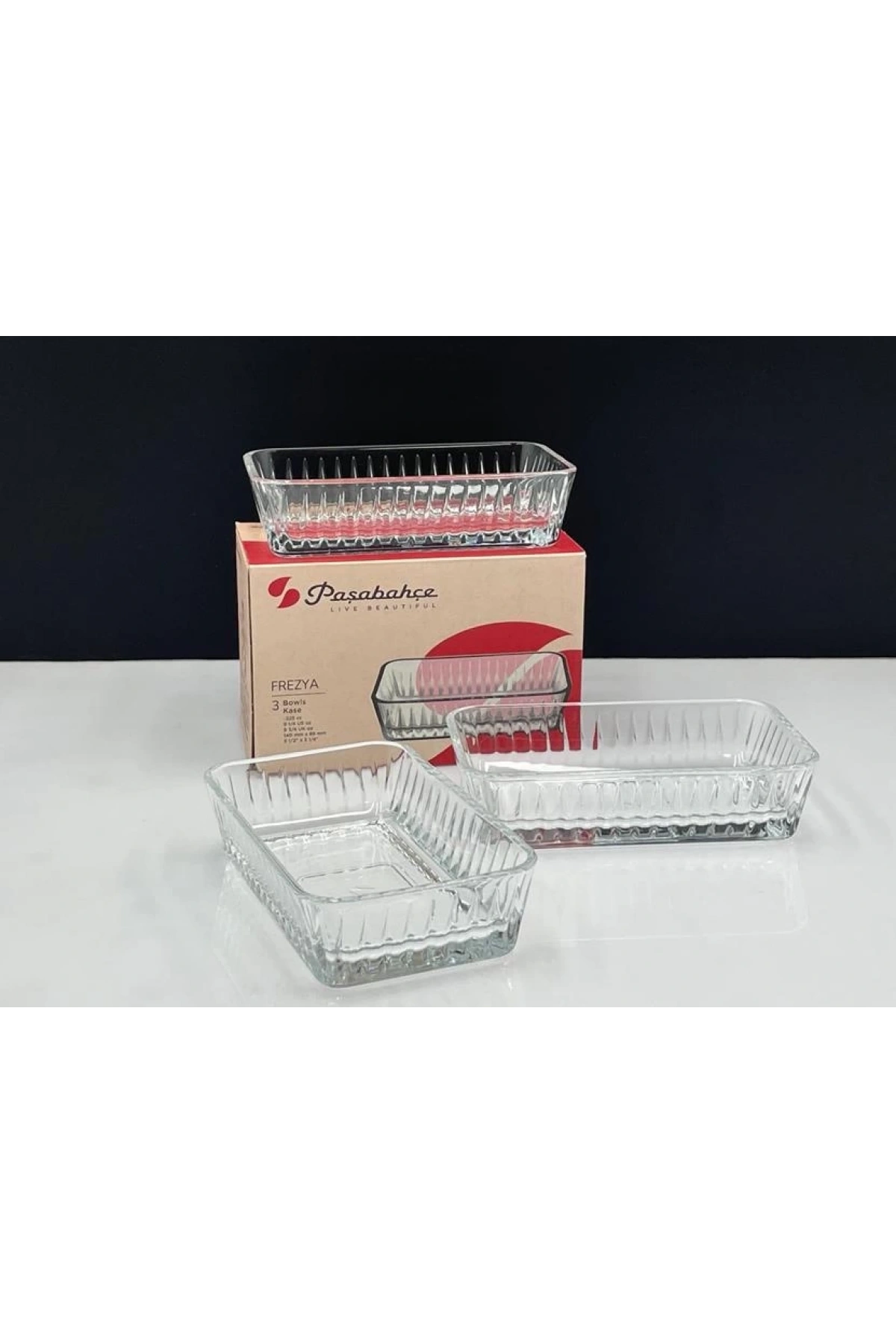 Paşabahçe 530323 Freyza Servis Tabağı 3lü 14 cm