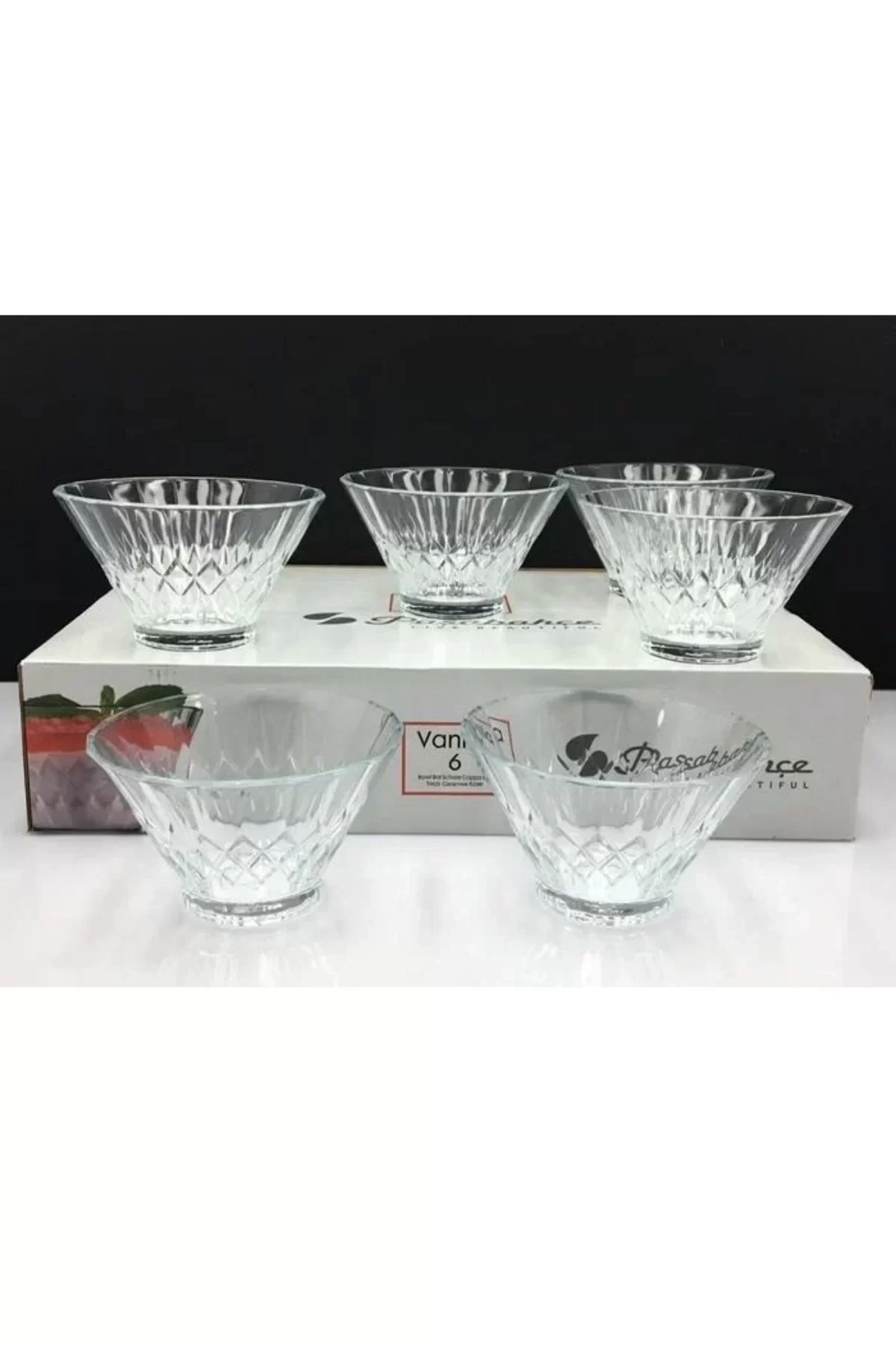 Paşabahçe 530336 Vanilla Cerezlik-kase 17cm 320 Cc 6lı