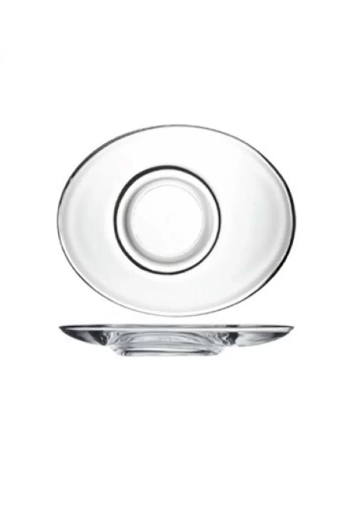 Paşabahçe 54381 Aqua Oval Çay Tabağı 6lı