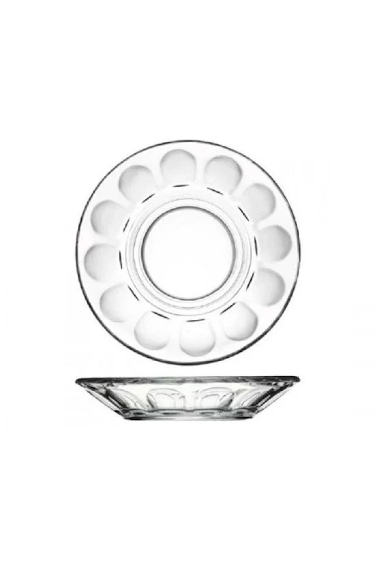 Paşabahçe 54411 Optikli Çay Tabağı 10.1cm 6lı