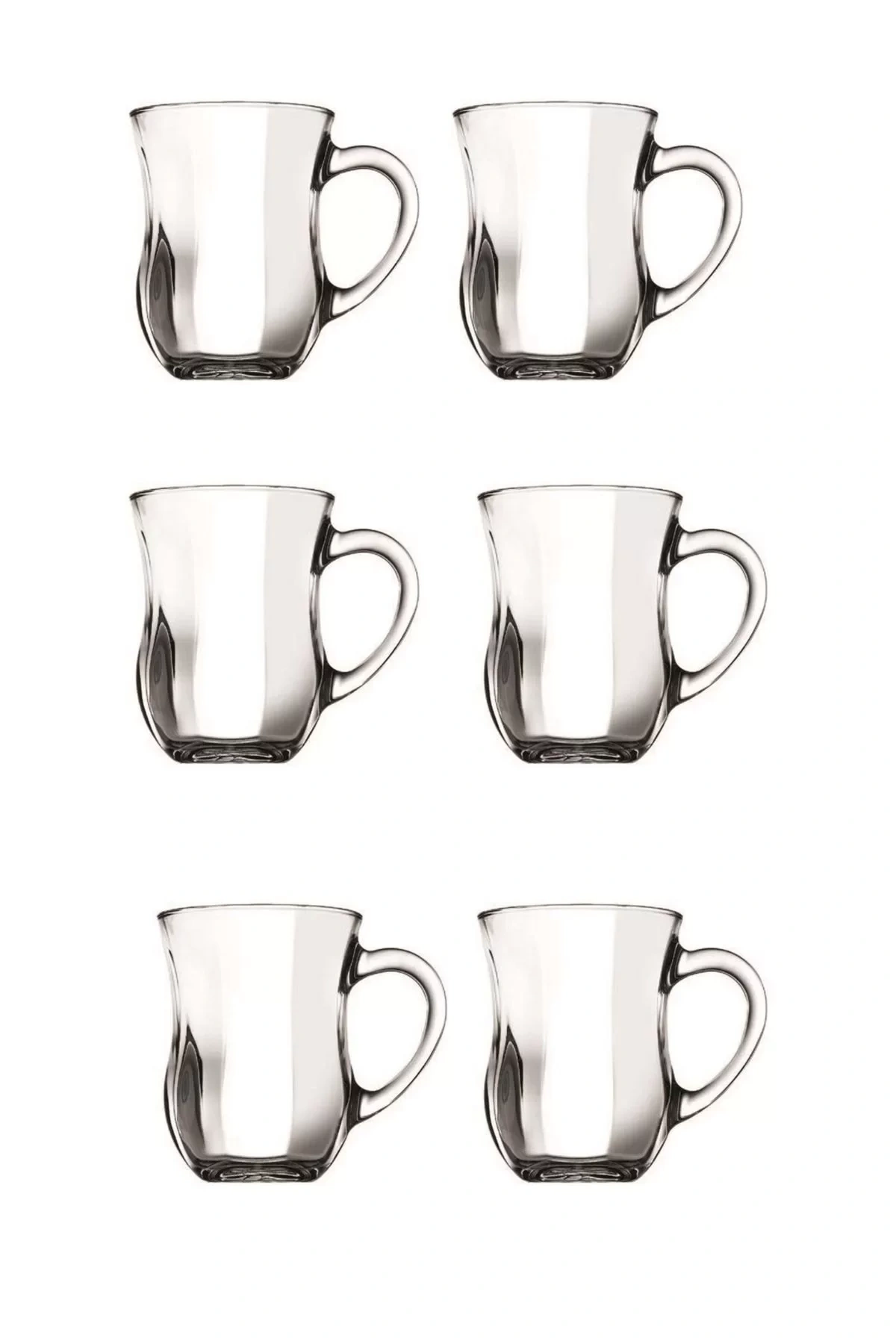 Paşabahçe 55373 Dem Kulplu Çay Bardağı 142 Cc 6lı