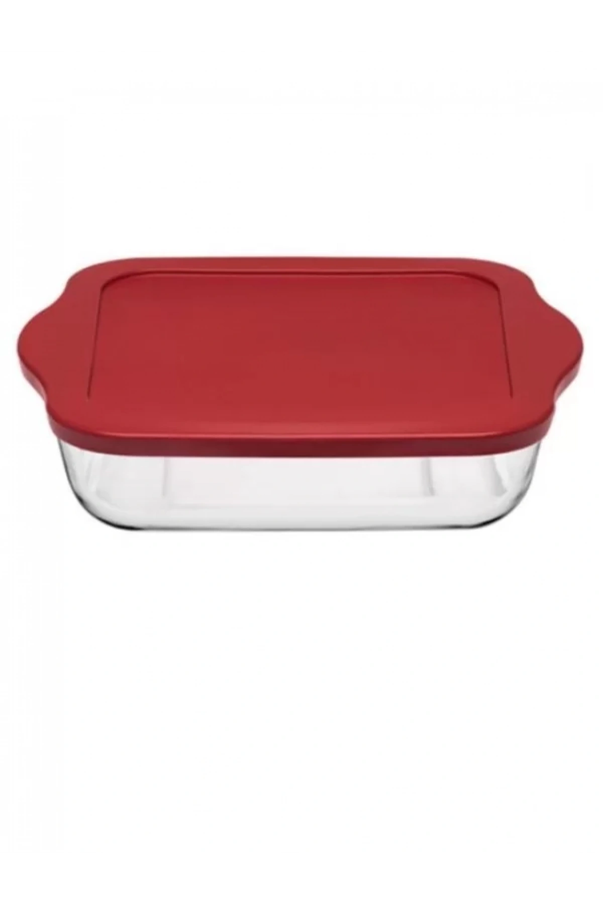 Paşabahçe 59024 Plastik Kapaklı Borcam Kare Tepsi 31.8x28.3 Cm 3200 Cc