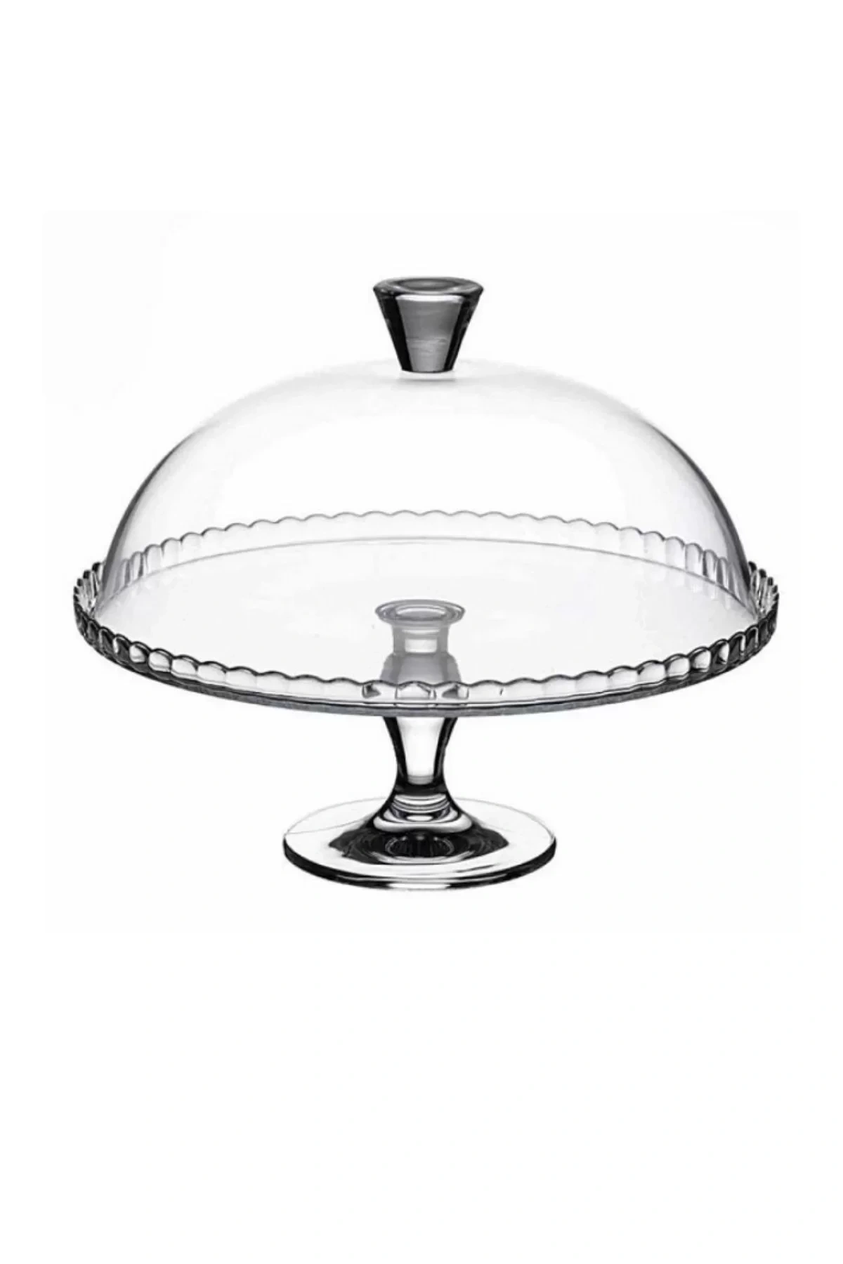 Paşabahçe 95200 Patisserie Ayaklı Ve Kapaklı Servis Tabağı 32,5 Cm