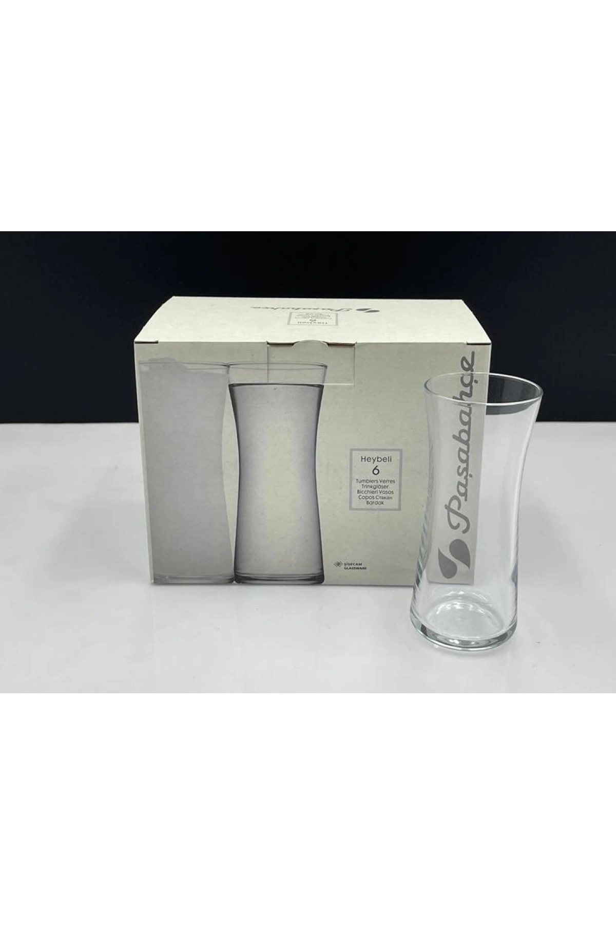 Paşabahçe Heybeli Cam Rakı Bardağı 170 Cc 6lı
