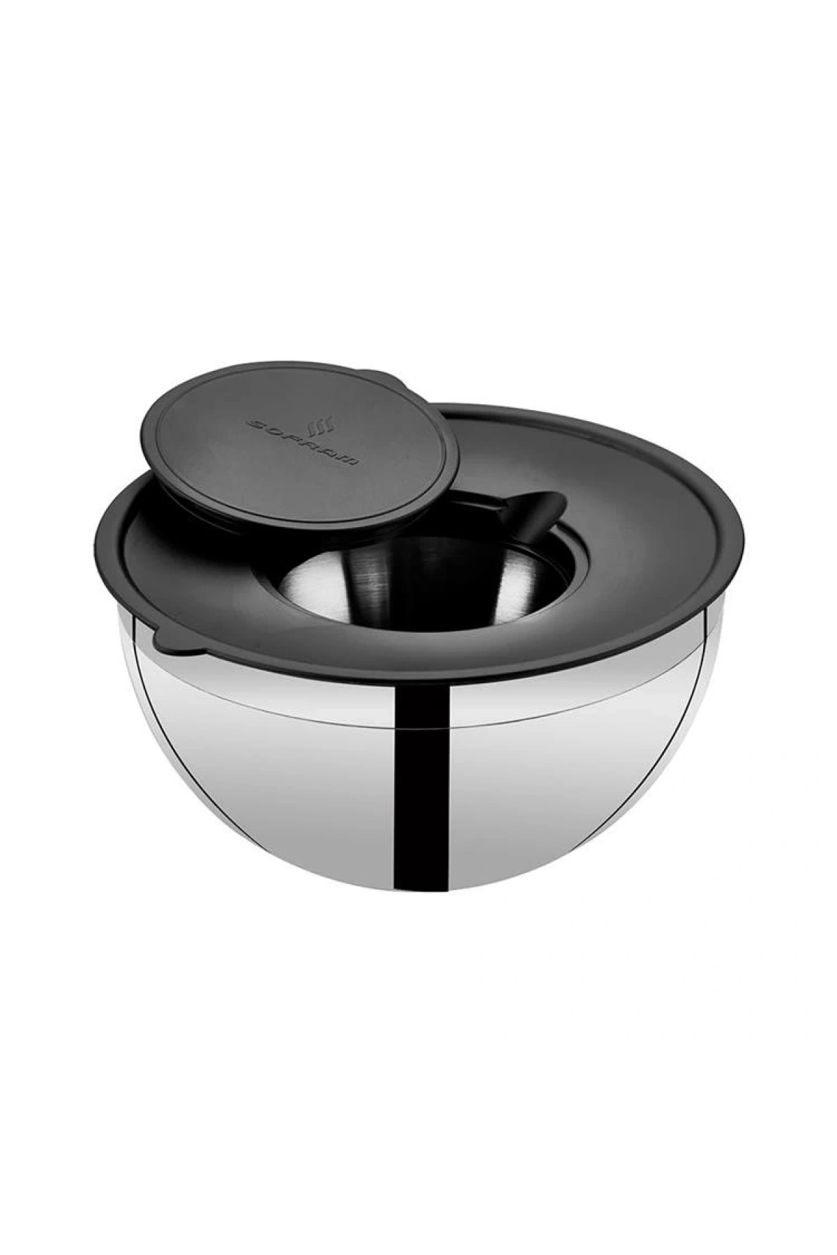 Sf Çelik 22cm Kapaklı Karıştırma Kasesi 3.5lt