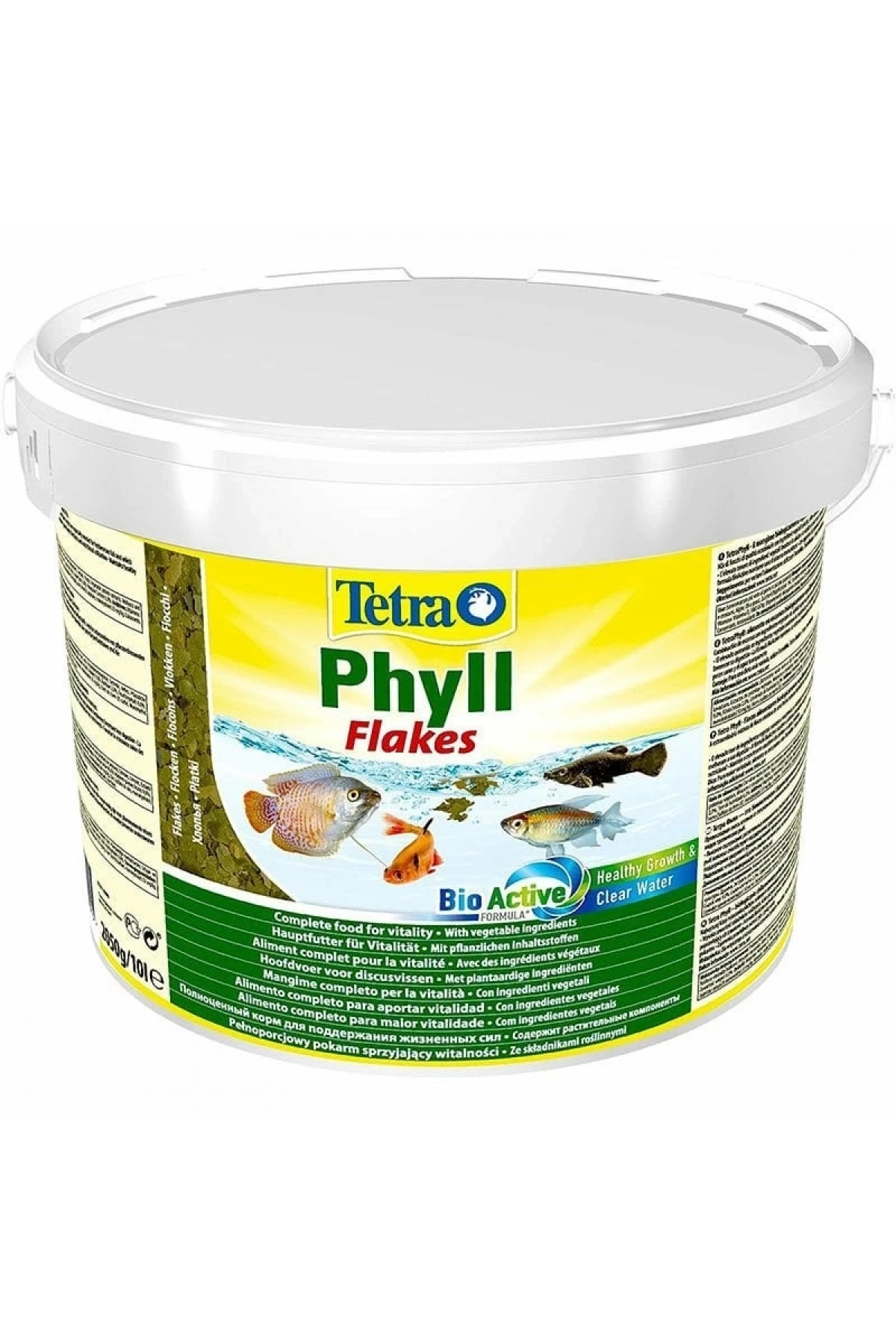 Tetra Phyll Flakes Bitkisel Tropikal Balık Yemi - 10lt