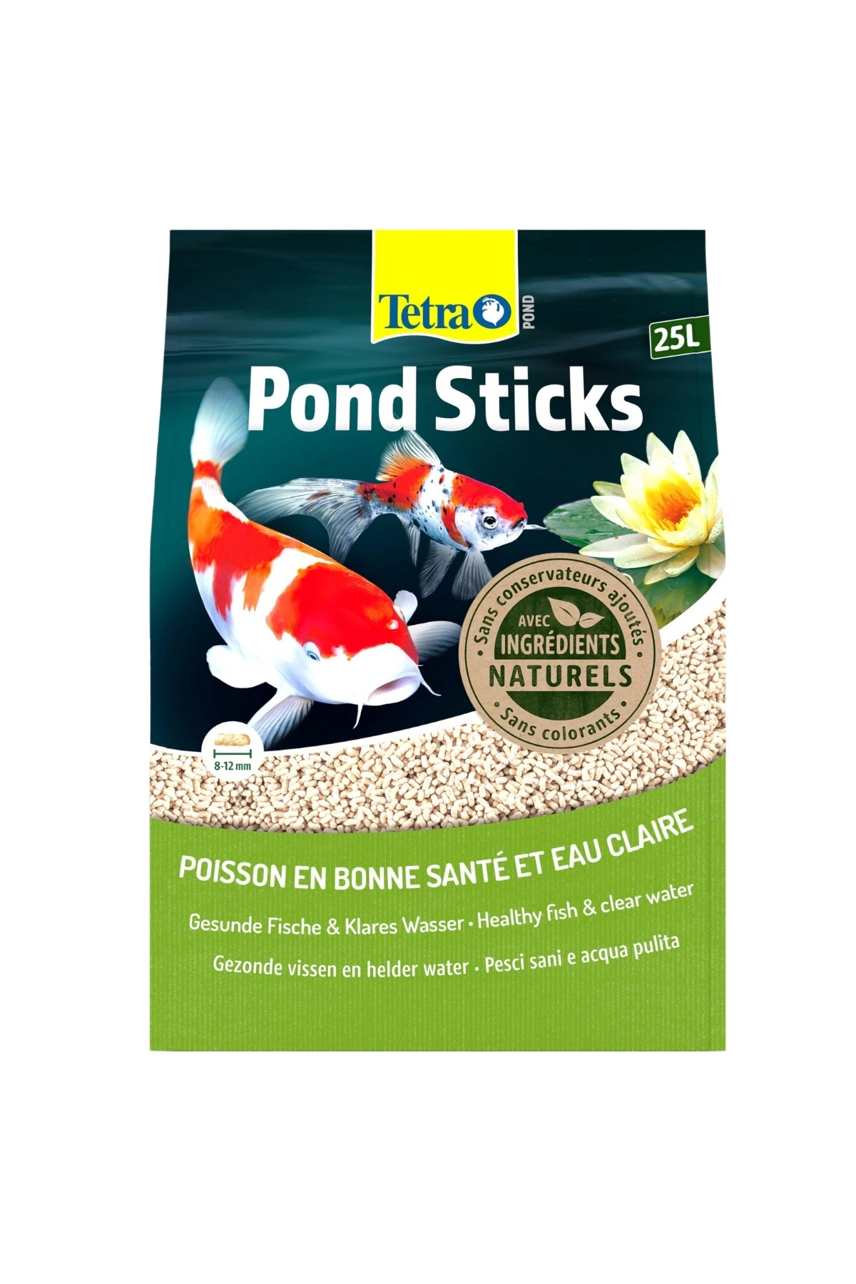 Tetra Pond Sticks Havuz Balıkları Yemi - Yeşil - 25lt