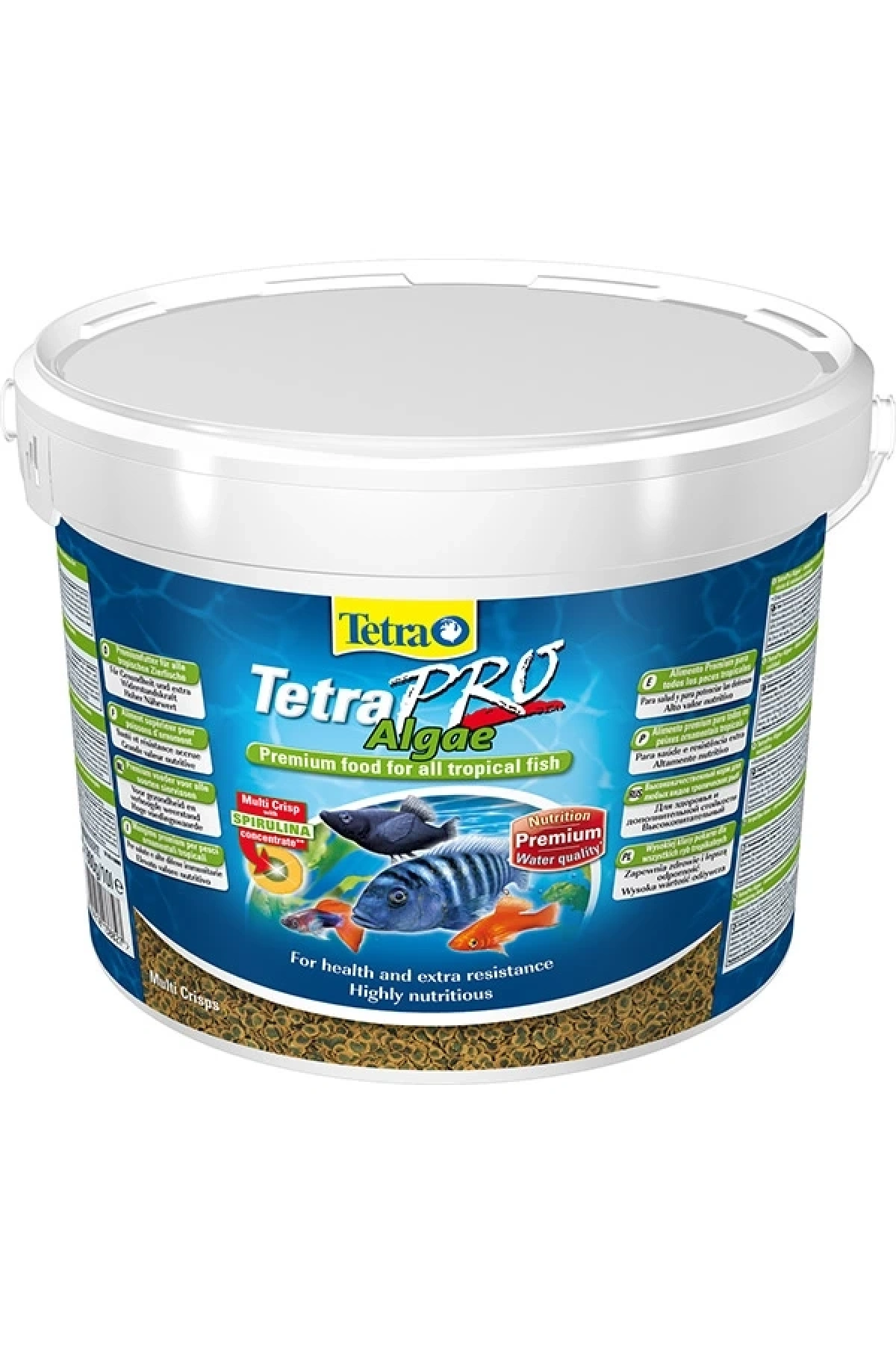 Tetra Pro Algae Crisps Otçul Süs Balık Yemi - 10lt