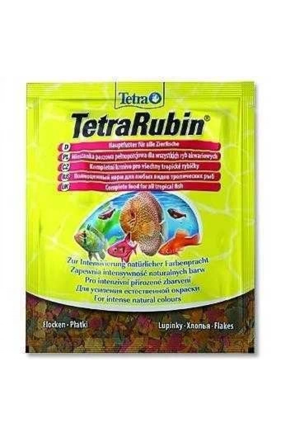 Tetra Rubin Renklendirici Pul Balık Yemi - 12gr