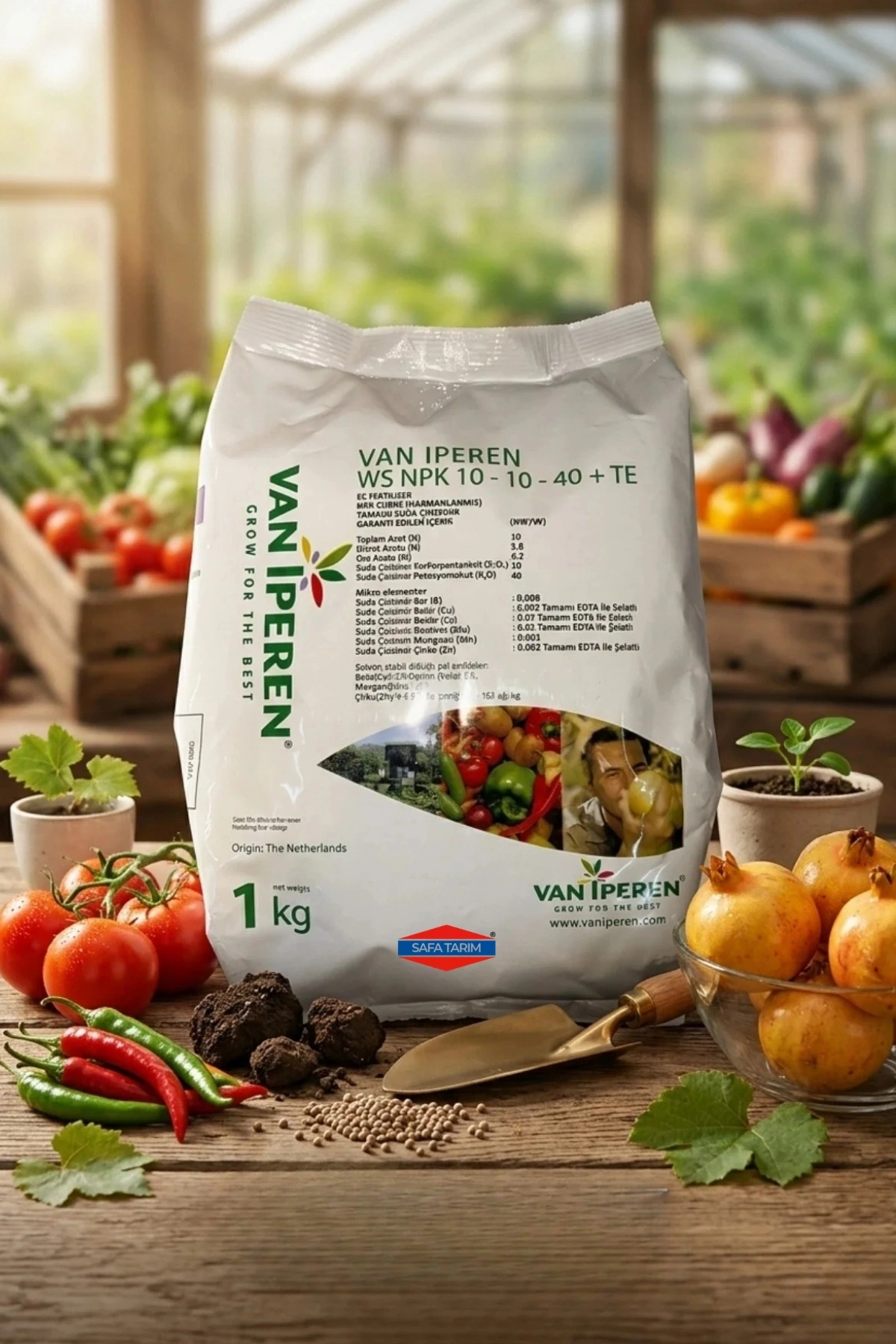 Van Iperen Ws 10-10-40+te Harmanlanmış Npk Gübresi 1kg
