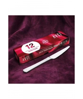 Avcı 614 Yakamoz Yemek Bıçağı 12li