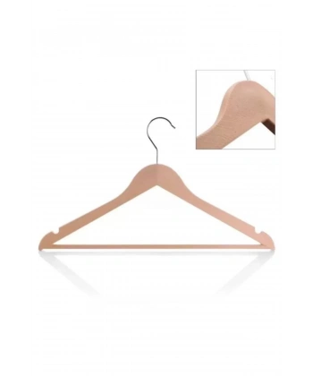 Balsa BLS 01 Krem Plastik Elbise Askısı 6 Lı