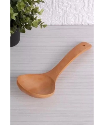Balsa BLS 5A Kahverengi Ahşap Kaşık Kepçe 28 cm