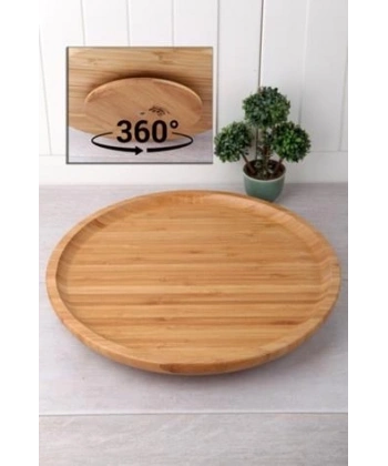 Balsa Dönerli Bambu Servis Tabağı
